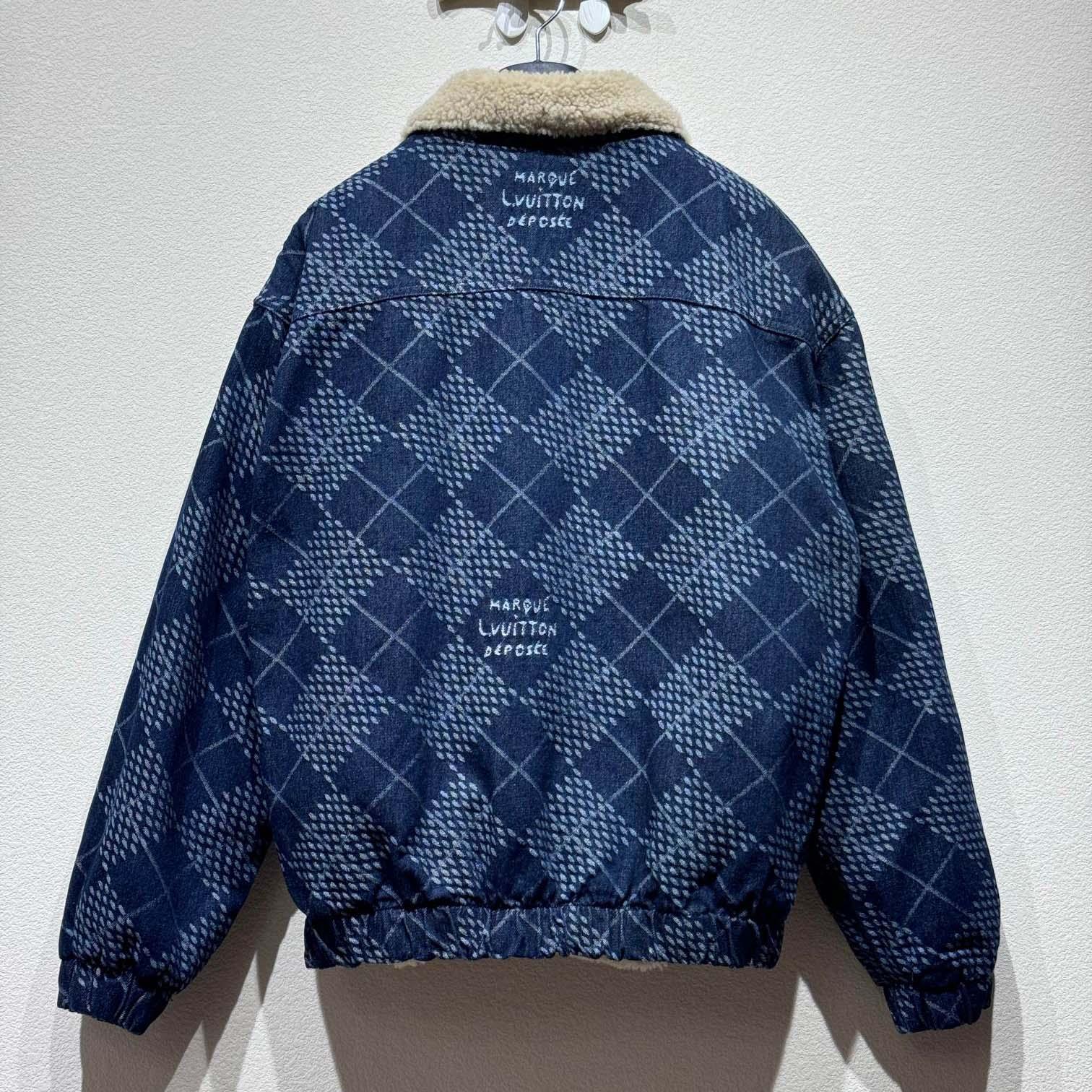 Louis Vuitton Denim Fleece Blouson  1AGINP - DopestKickz
