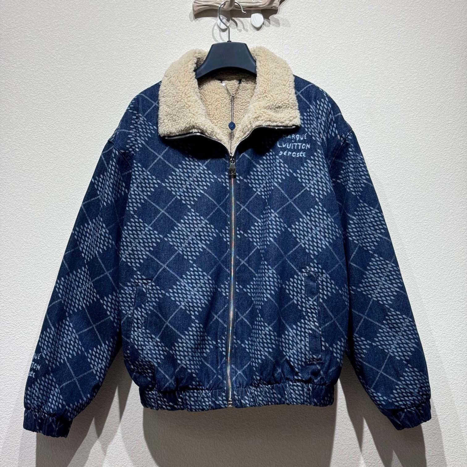 Louis Vuitton Denim Fleece Blouson  1AGINP - DopestKickz