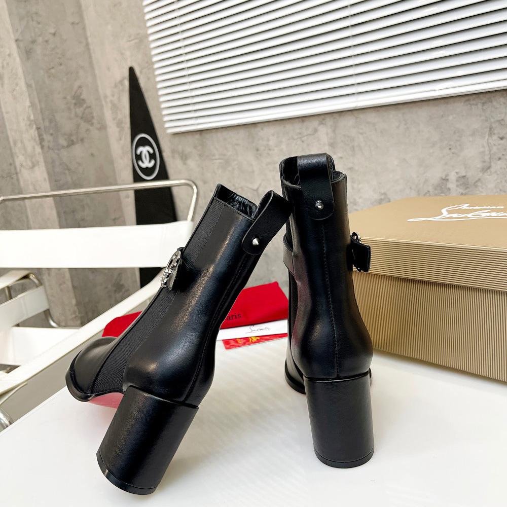 Christian Louboutin CL Chelsea Leather booty - DopestKickz