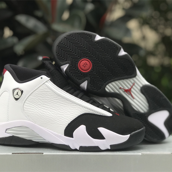 Air Jordan 14 "Black Toe" Sneakers      487471-160  - DopestKickz