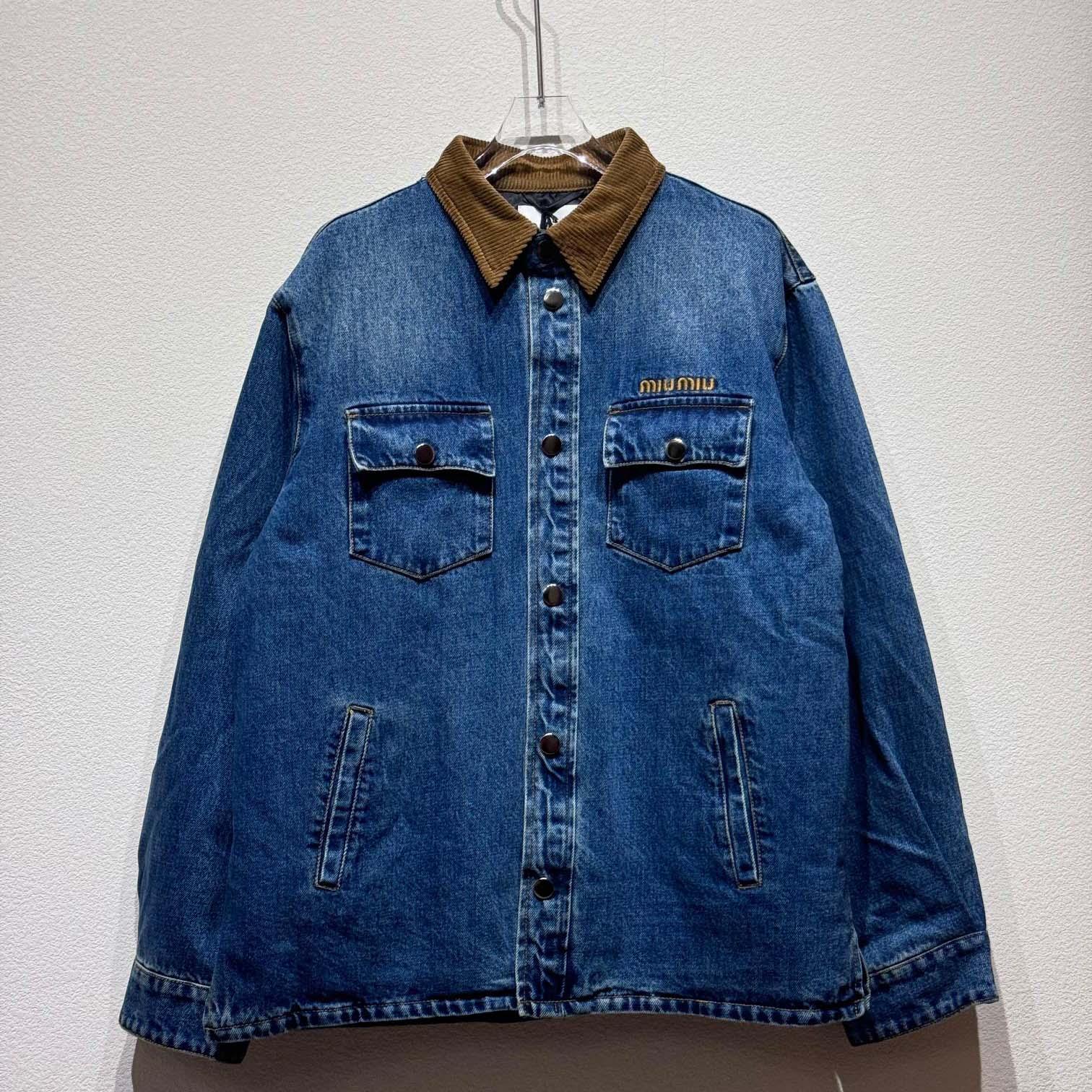 Miu Miu Denim Jacket - DopestKickz