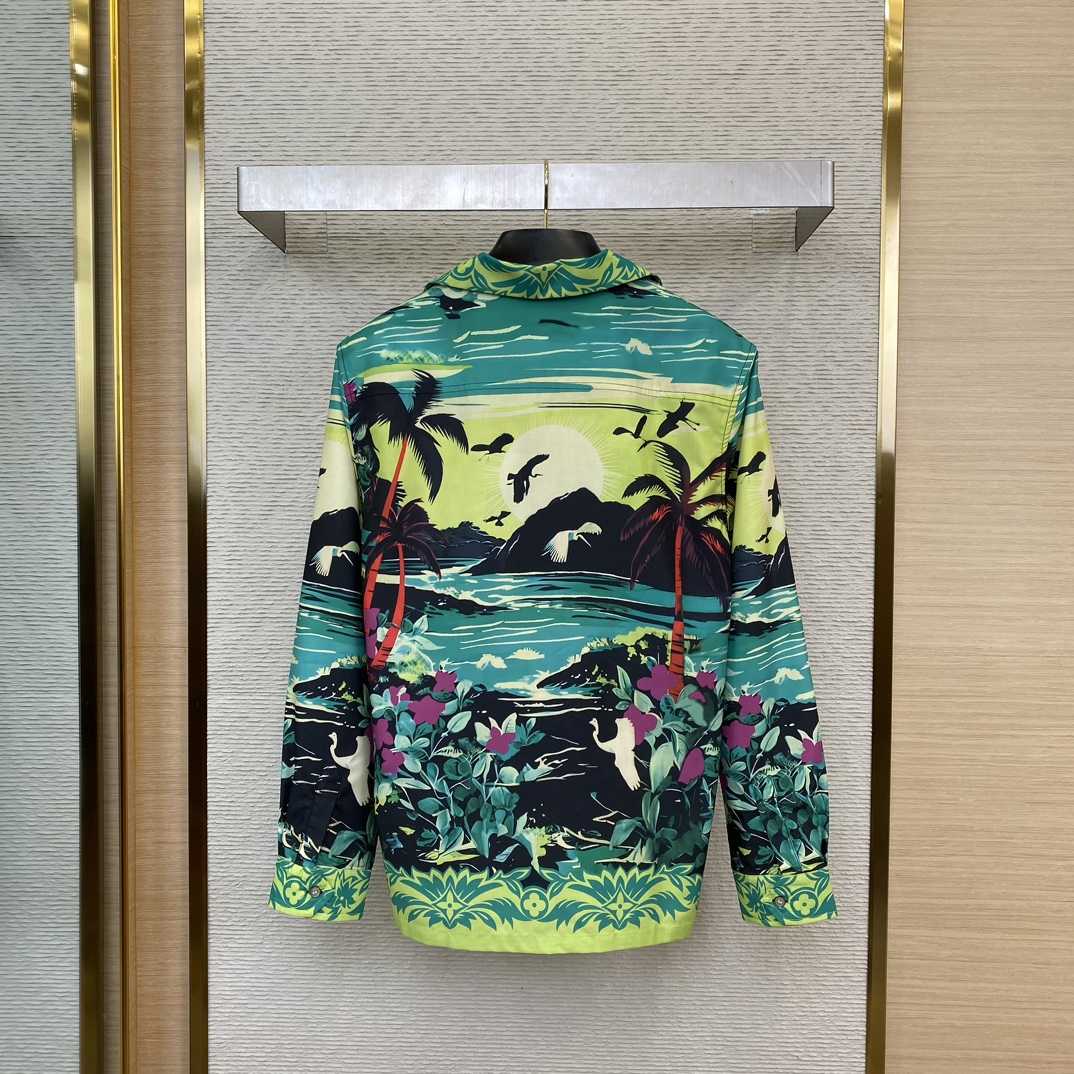 Louis Vuitton Long-Sleeved Cotton Shirt   - DopestKickz