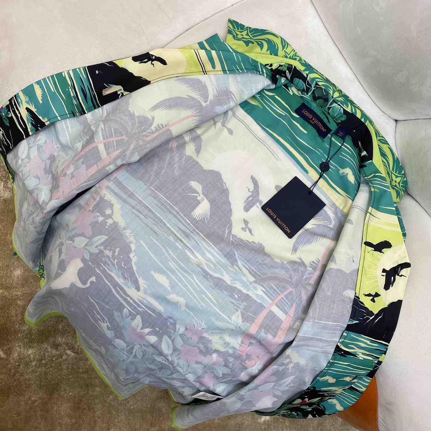 Louis Vuitton Long-Sleeved Cotton Shirt   - DopestKickz