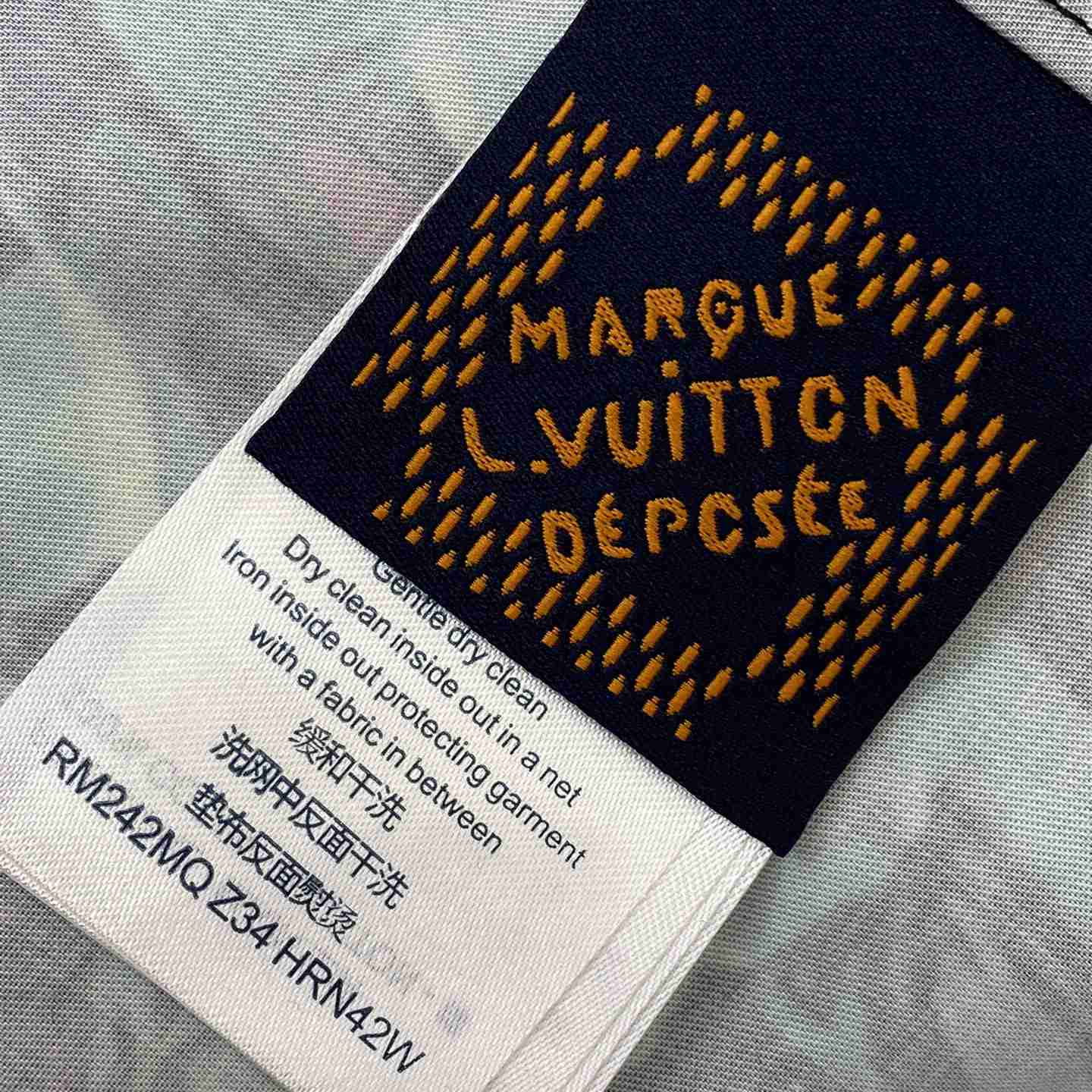 Louis Vuitton Long-Sleeved Cotton Shirt   - DopestKickz
