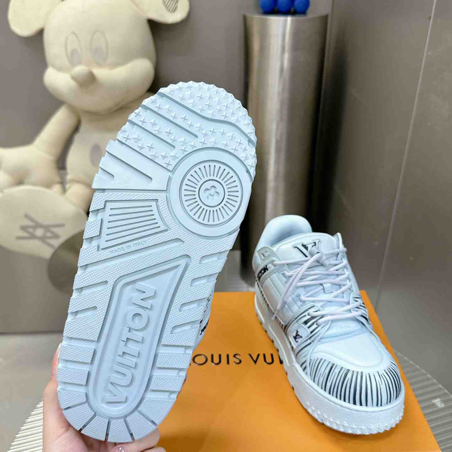 Louis Vuitton LV x Park Seo-Bo LV Trainer Maxi Sneaker   1AD9VE - DopestKickz