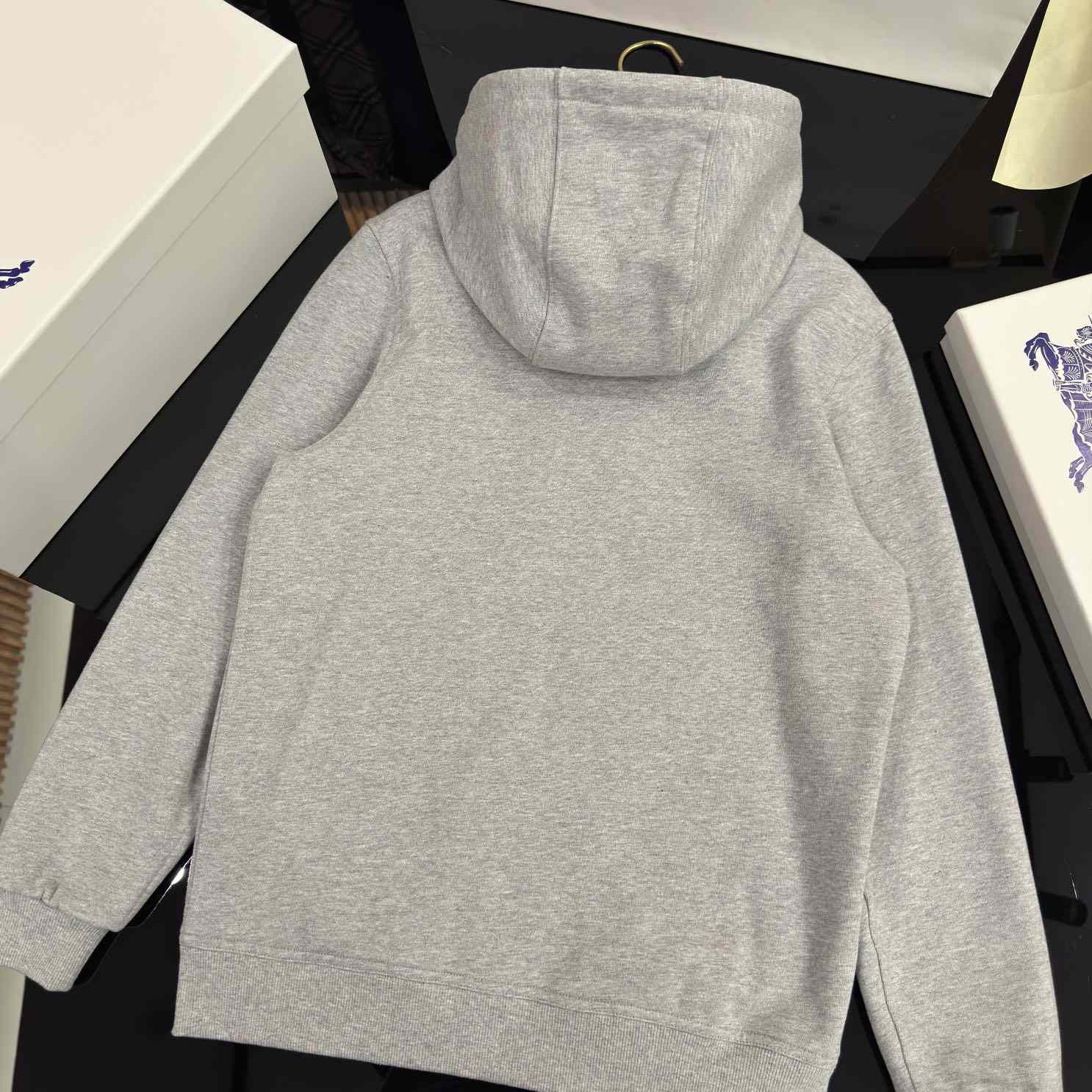 Burberry Cotton Zip Hoodie - DopestKickz