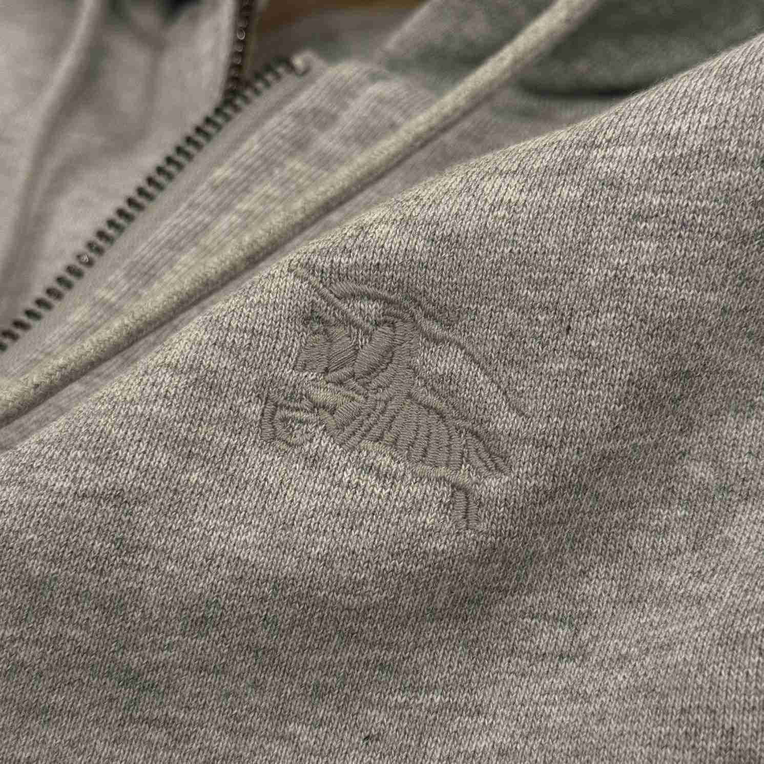 Burberry Cotton Zip Hoodie - DopestKickz