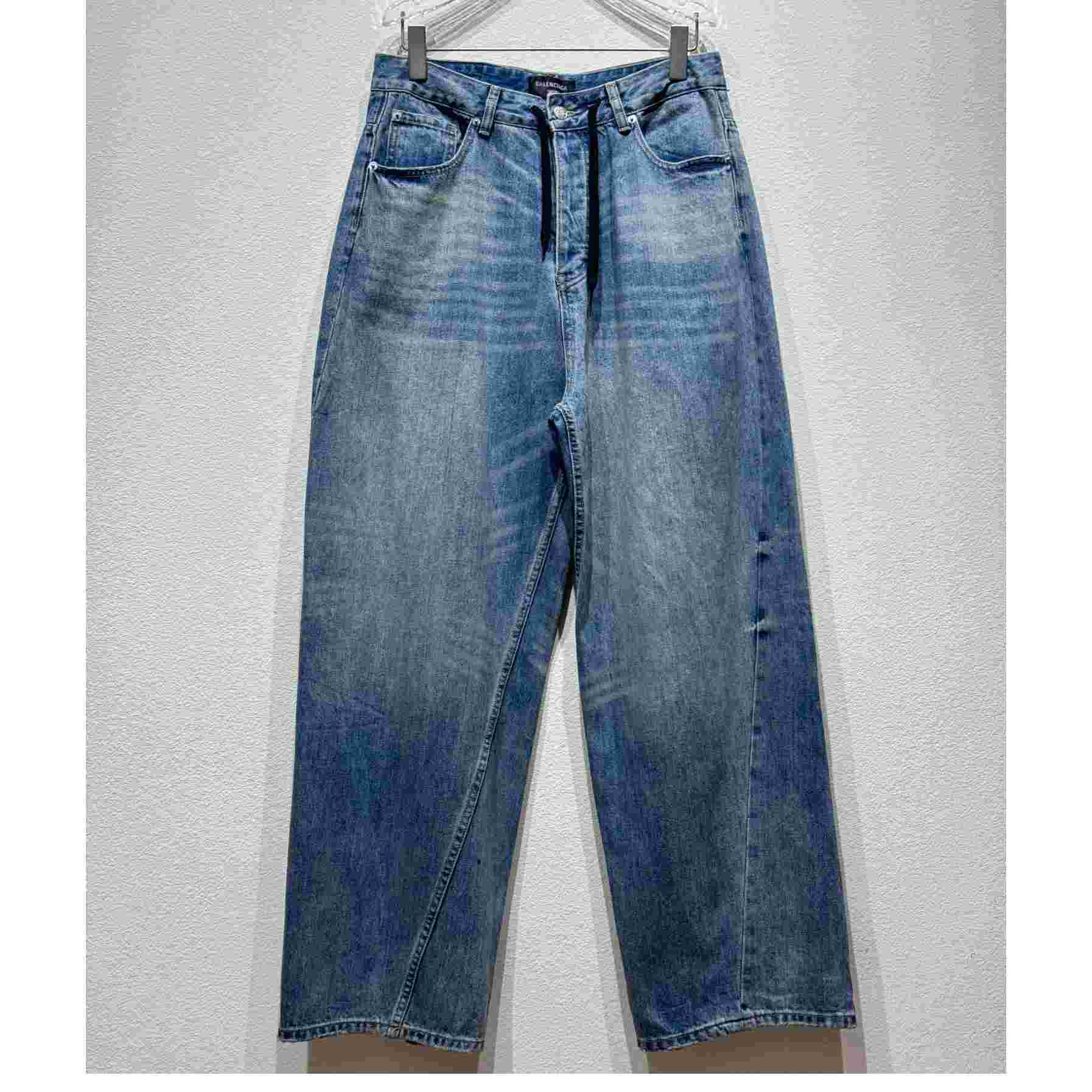 Balenciaga Twisted Wide-leg Jeans  - DopestKickz