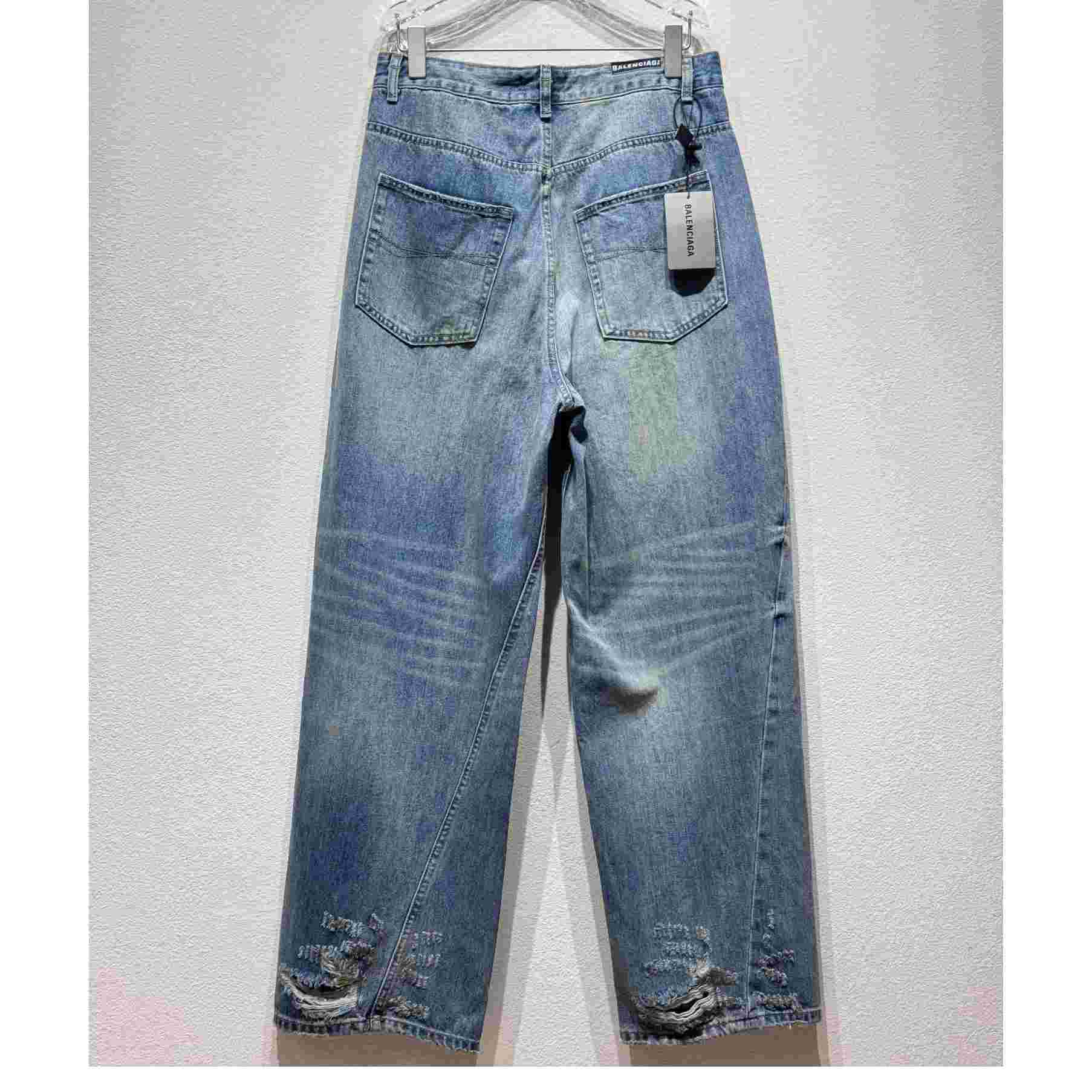 Balenciaga Twisted Wide-leg Jeans  - DopestKickz