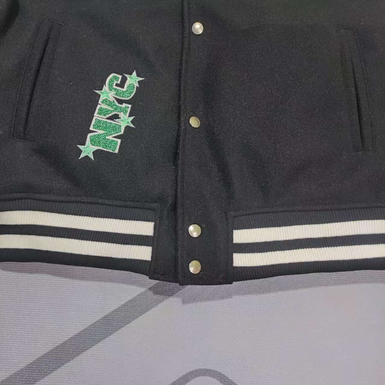 Off-White New York Liberty Varsity Jacket - DopestKickz