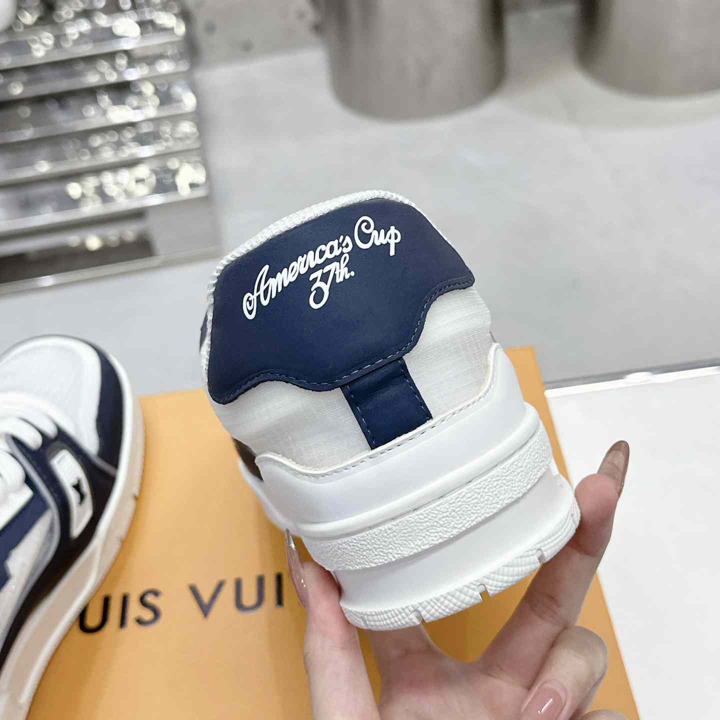 Louis Vuitton LV Trainer Sneaker   1AD6TJ - DopestKickz