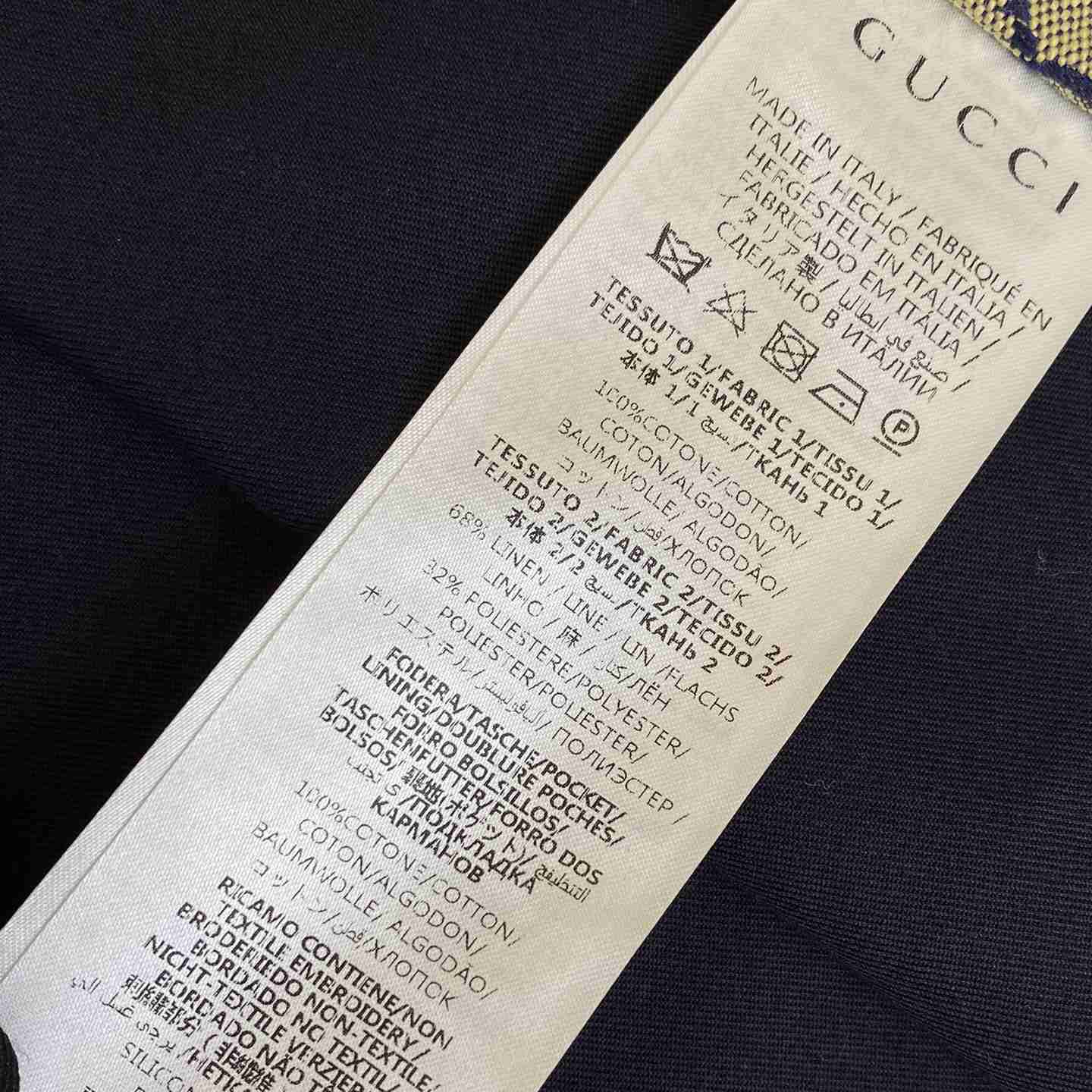 Gucci Cotton Twill Jacket With Web - DopestKickz