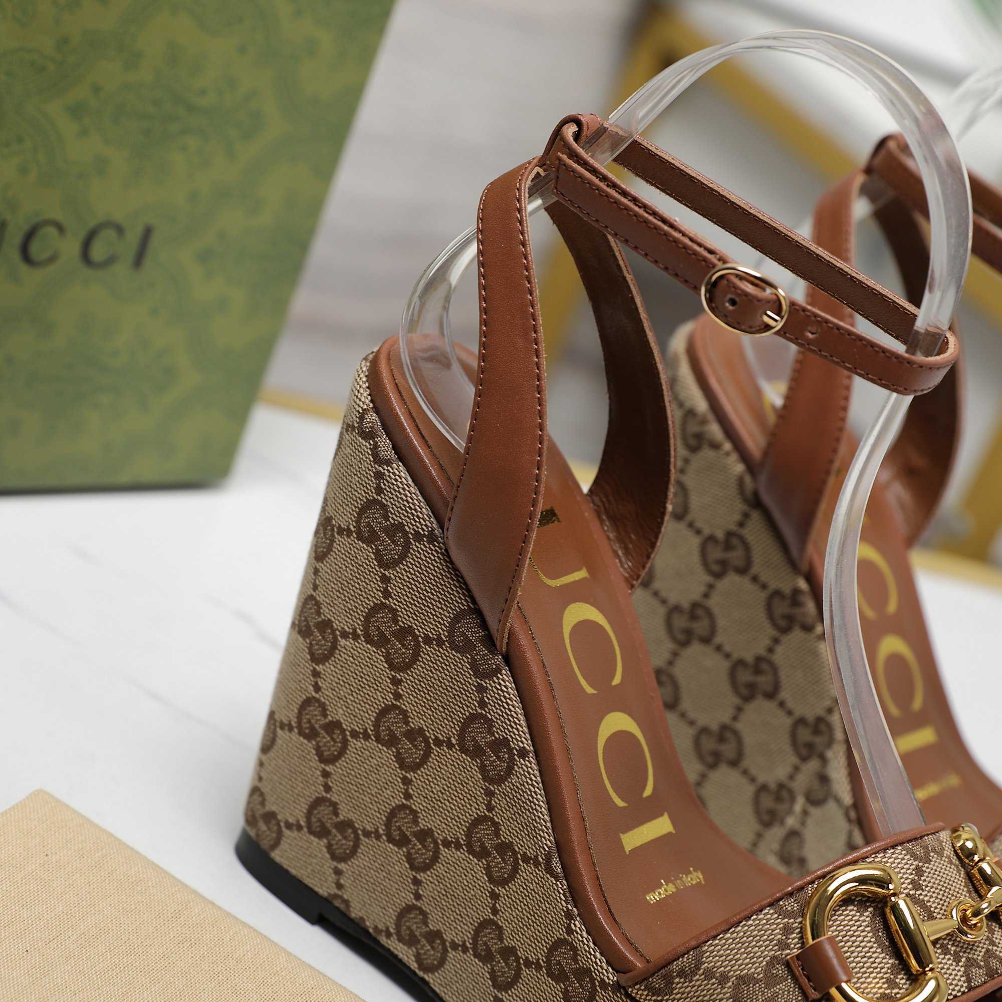 Gucci Women's Horsebit Platform Sandal  - DopestKickz