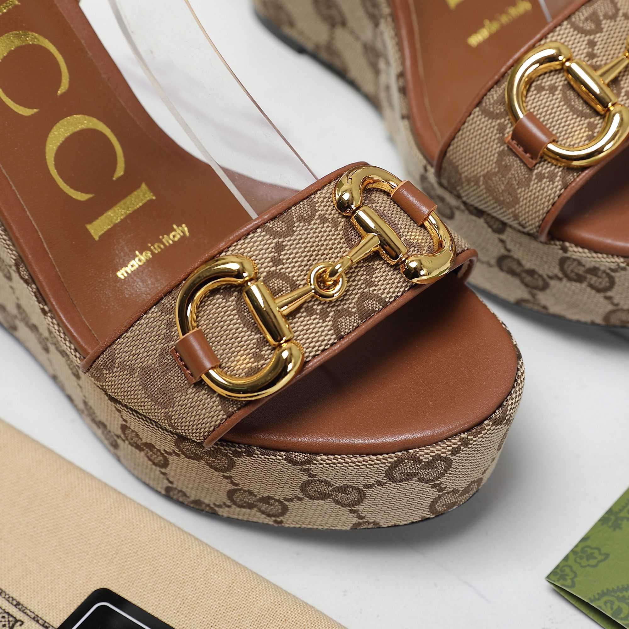 Gucci Women's Horsebit Platform Sandal  - DopestKickz