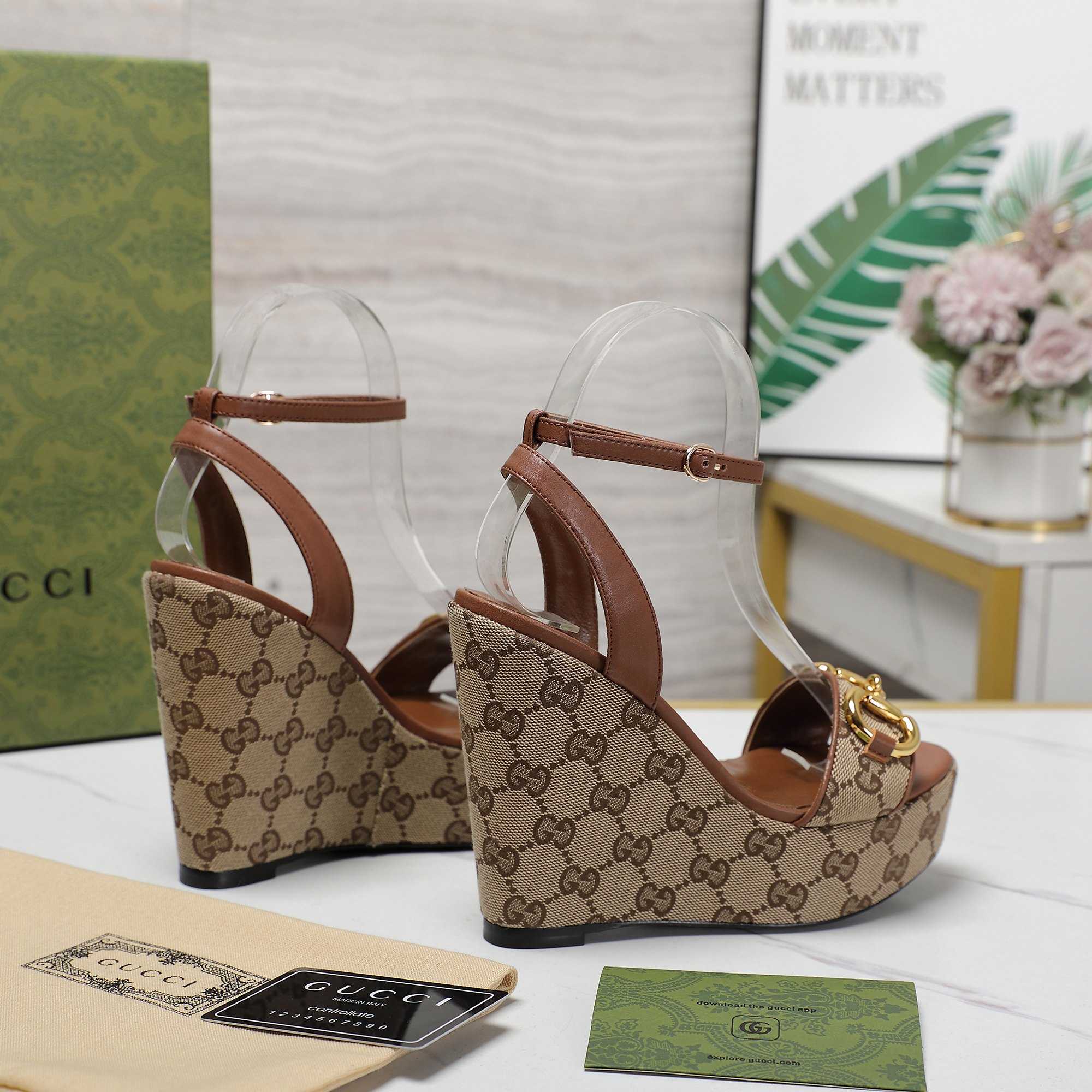 Gucci Women's Horsebit Platform Sandal  - DopestKickz