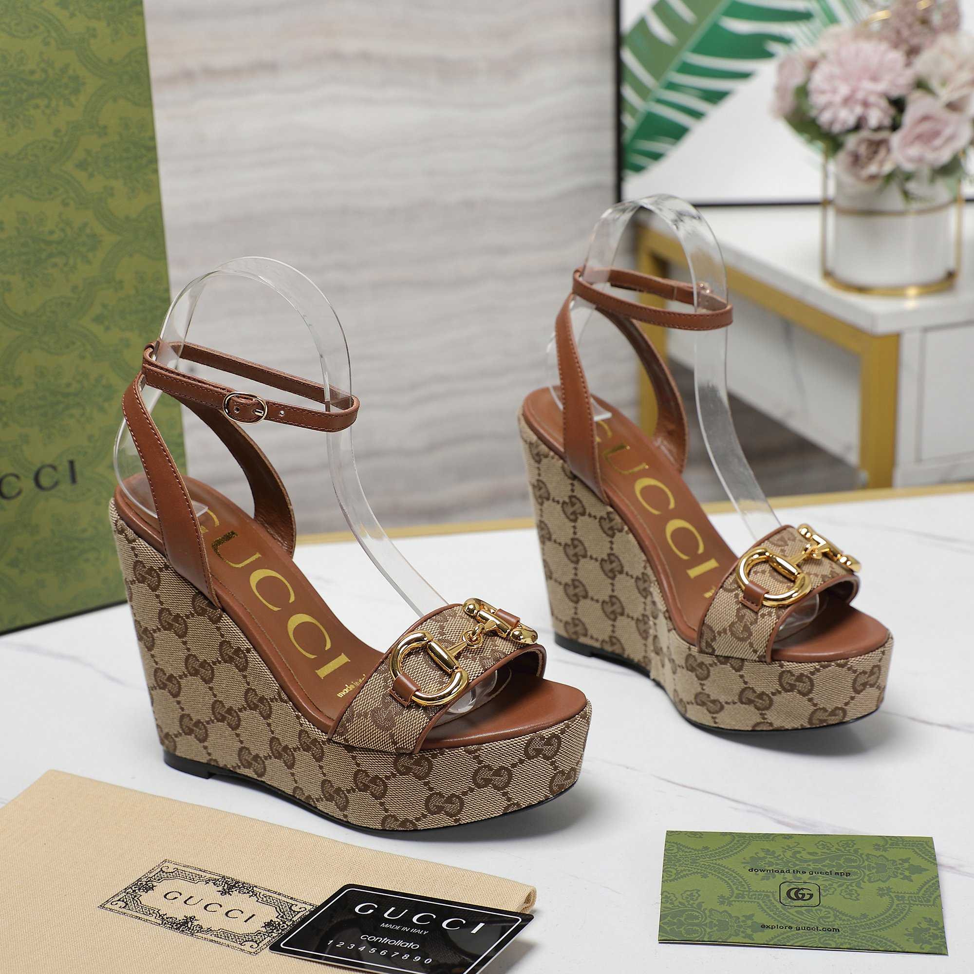 Gucci Women's Horsebit Platform Sandal  - DopestKickz