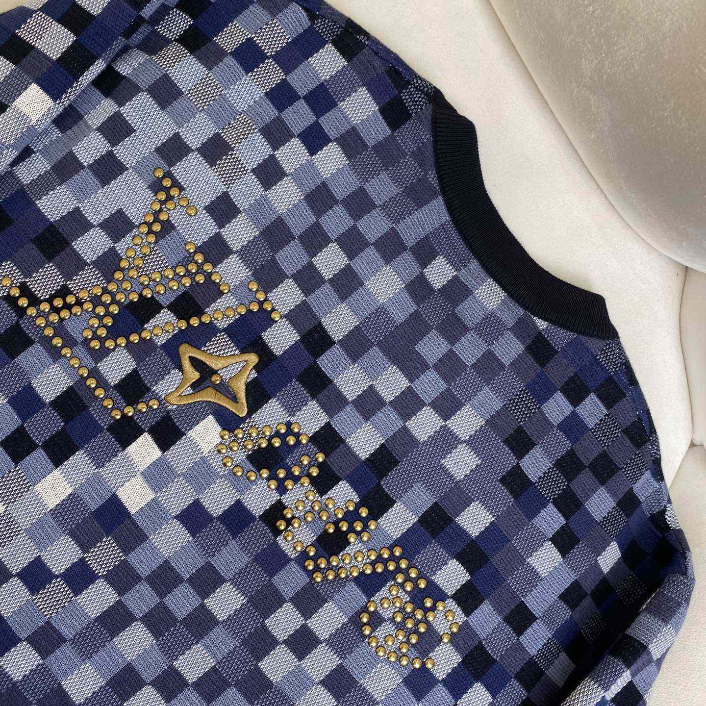 Louis Vuitton LV Vers Damoflage Jacquard Pullover   1AGHTQ - DopestKickz