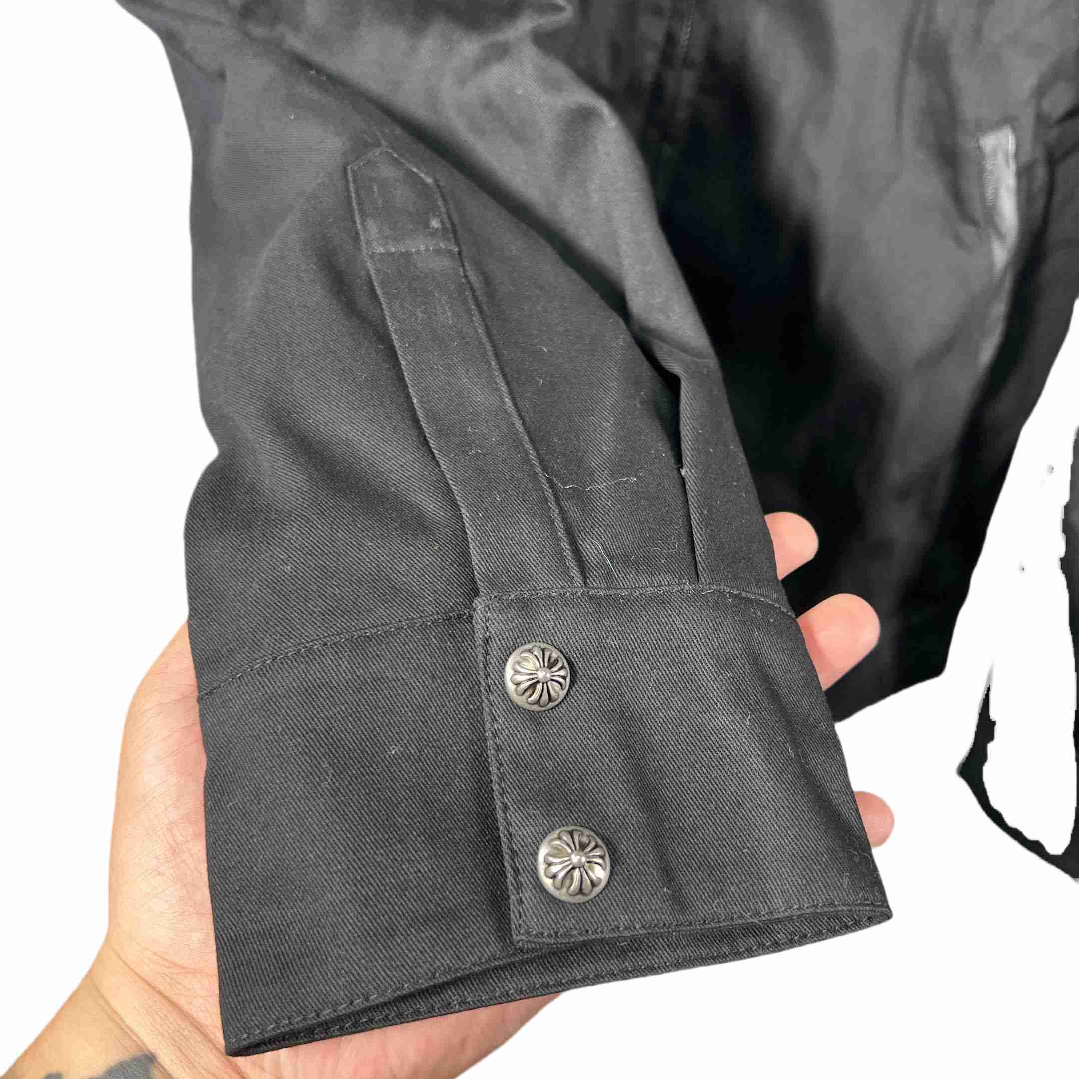 Chrome Hearts x Matty boy Print Canvas Work Jacket - DopestKickz