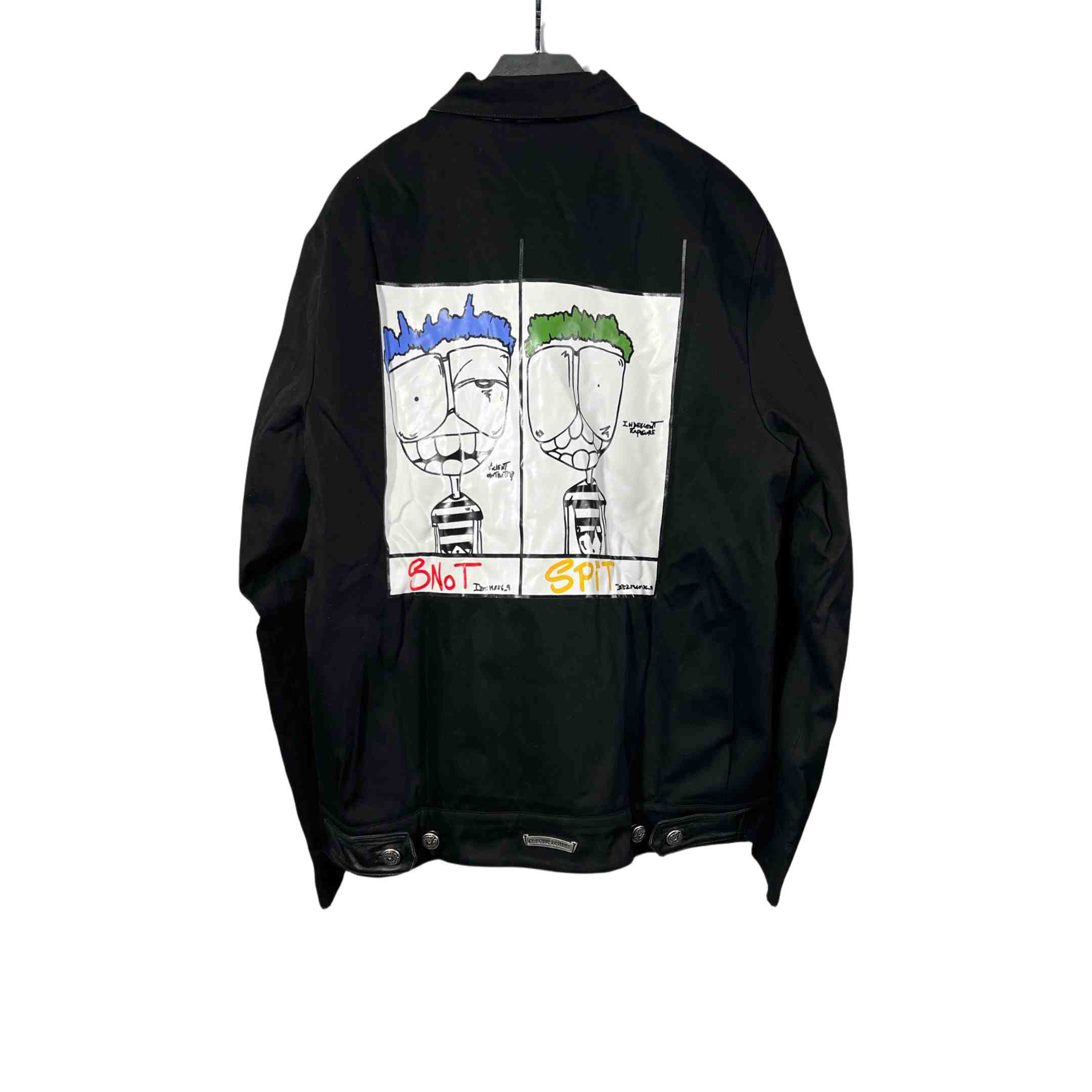 Chrome Hearts x Matty boy Print Canvas Work Jacket - DopestKickz