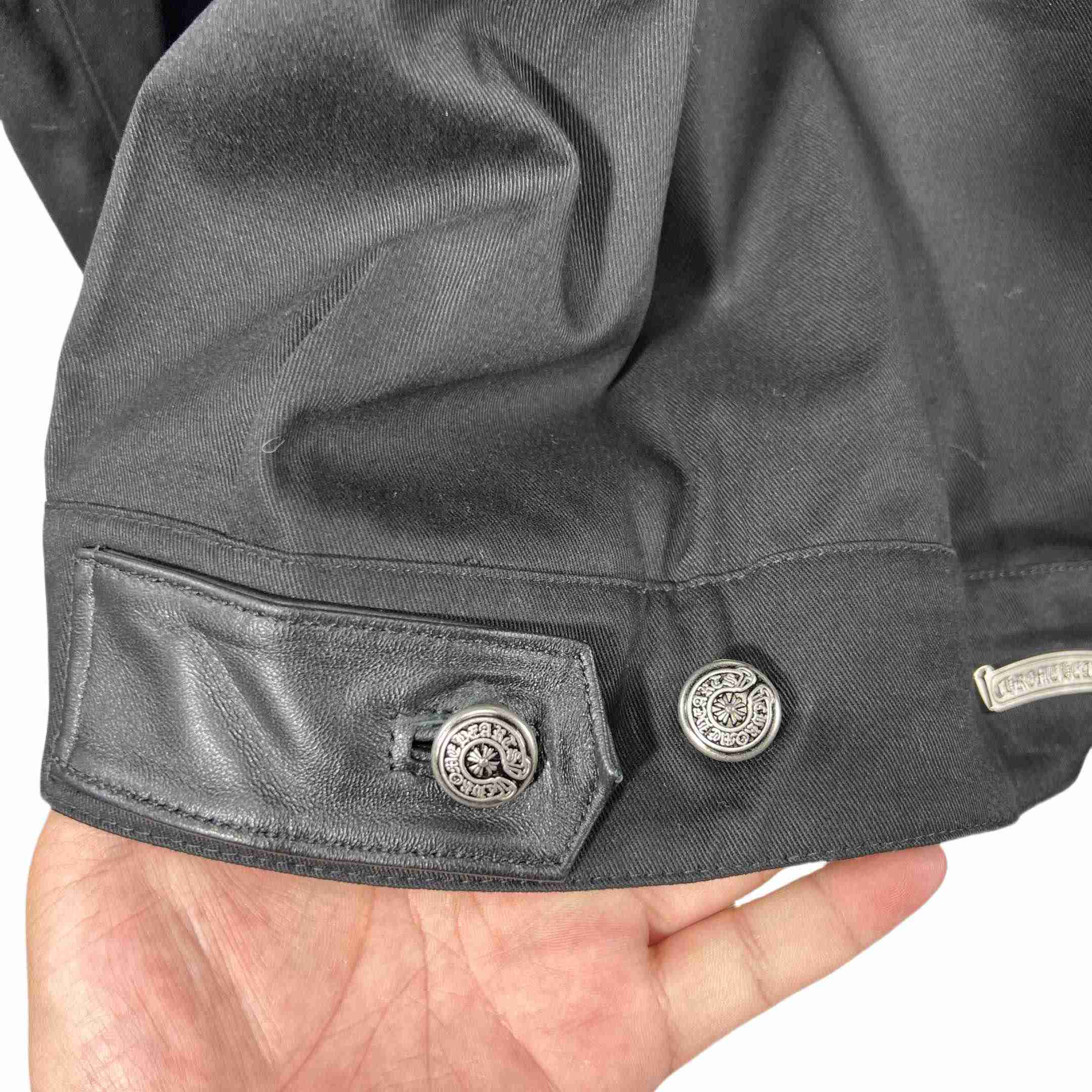 Chrome Hearts x Matty boy Print Canvas Work Jacket - DopestKickz