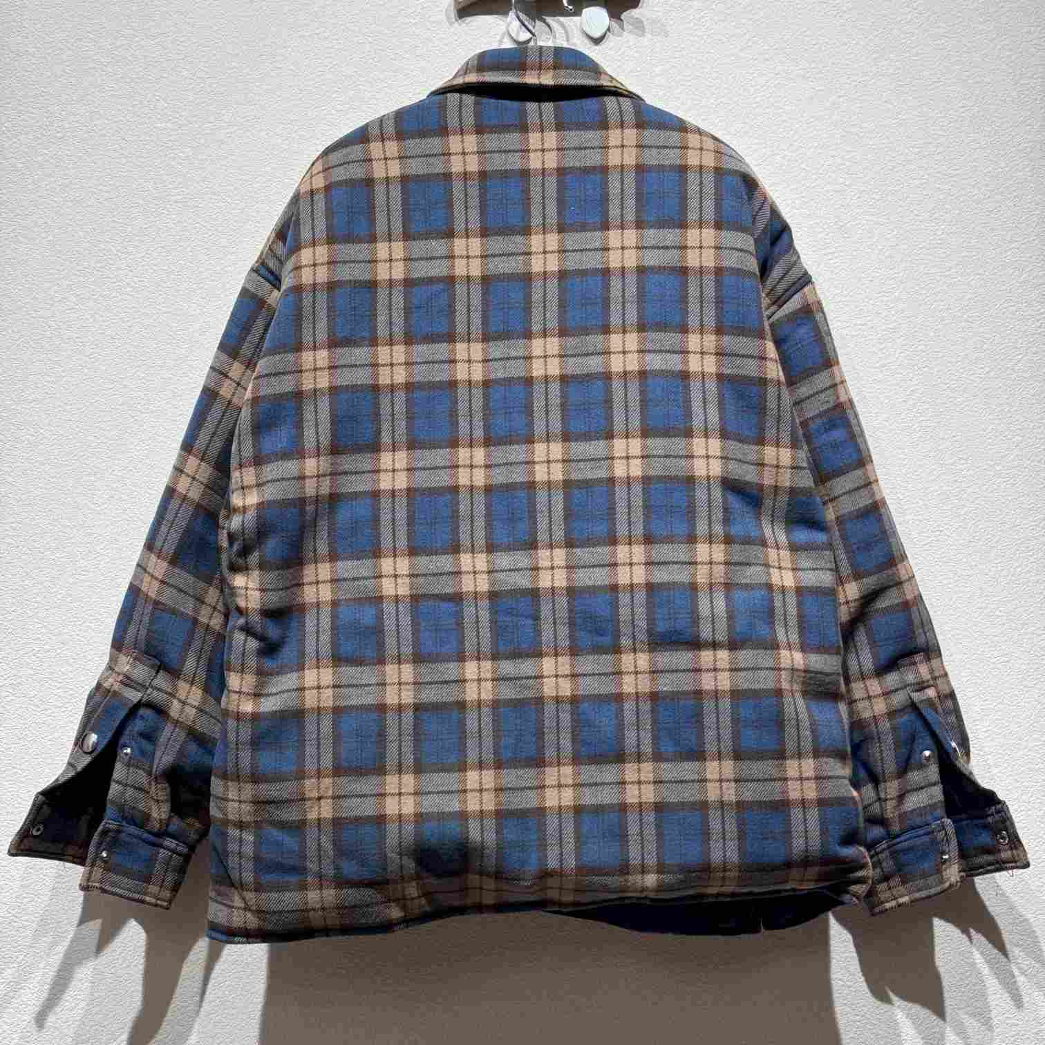 Prada Checked Wool Twill Lumberjack Jacket - DopestKickz