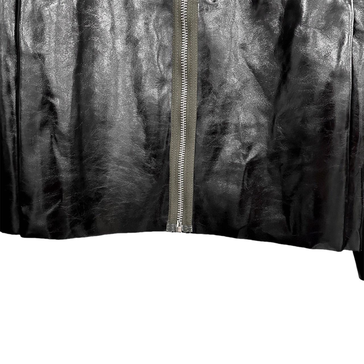 Rick Owens Leather Jacket - DopestKickz