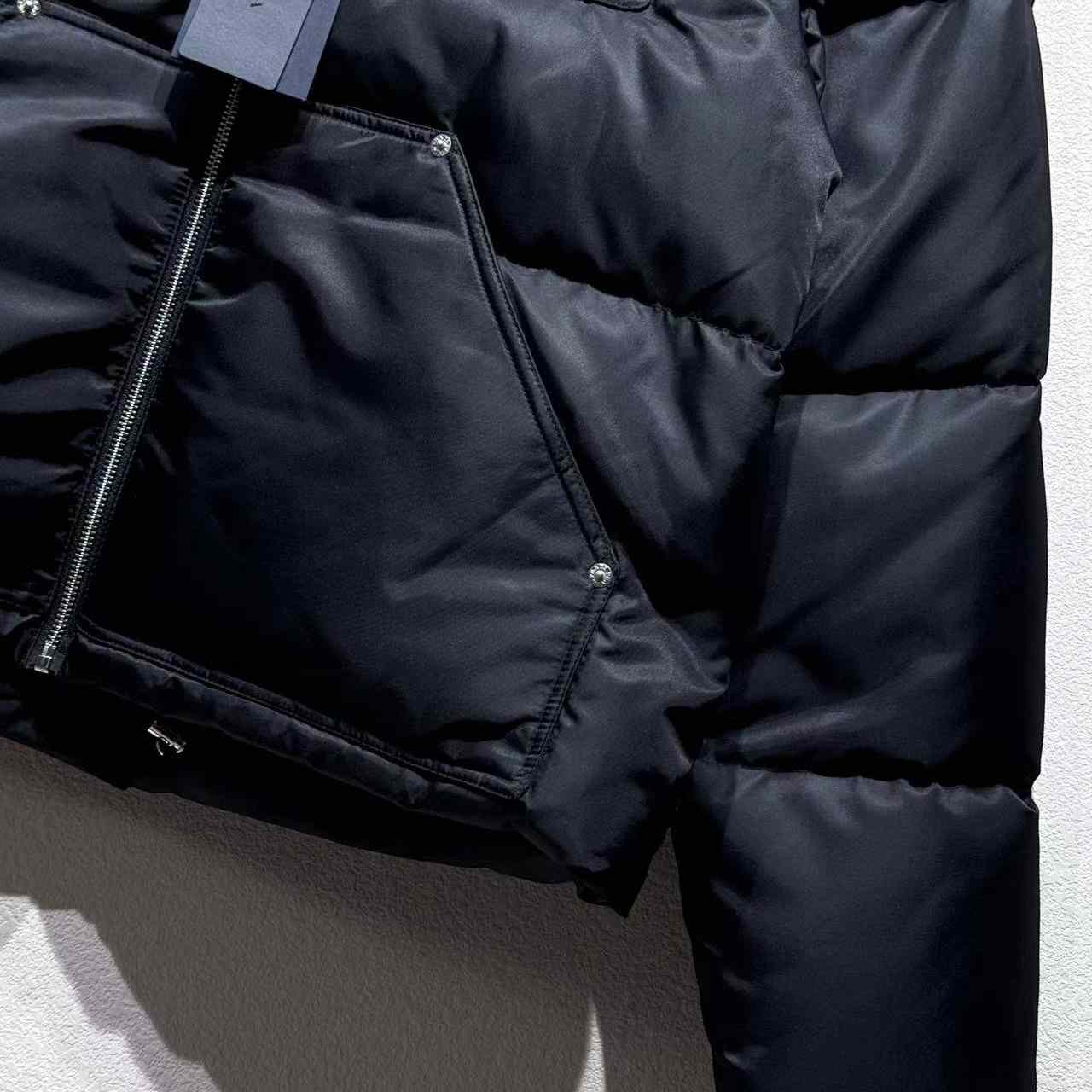 Prada Cropped Re-Nylon Down Jacket - DopestKickz