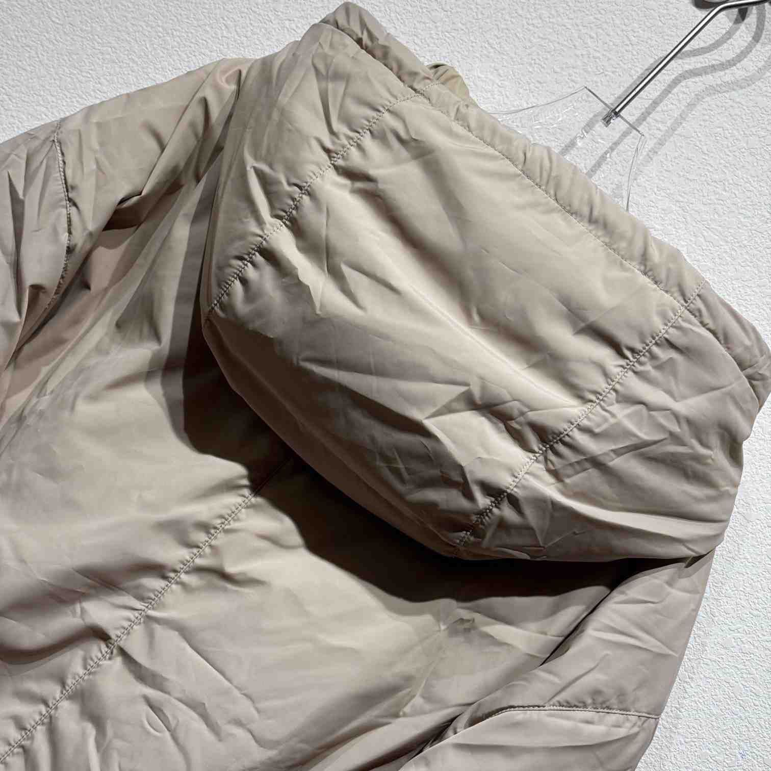 Miu Miu Drawstring Hooded Down Jacket - DopestKickz
