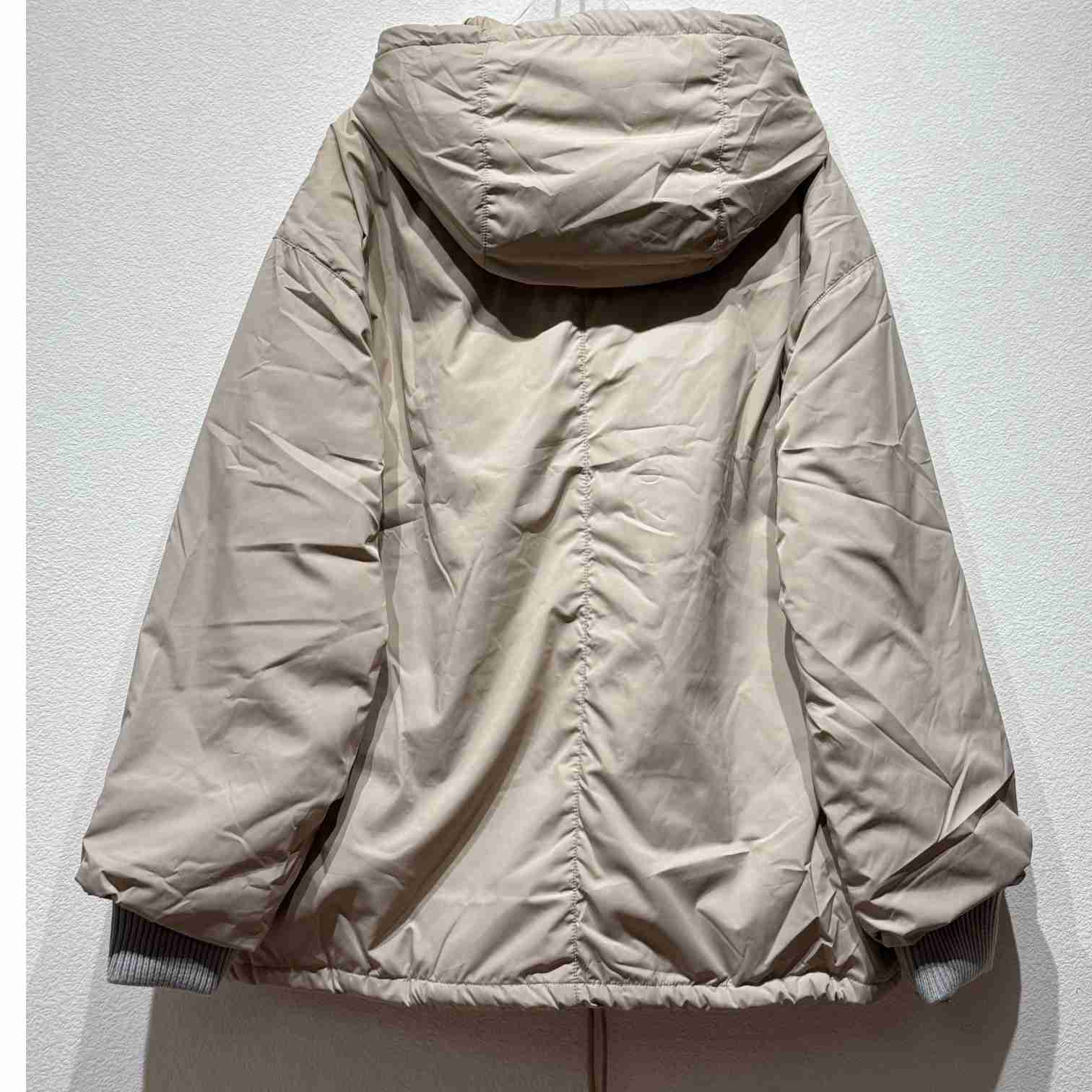Miu Miu Drawstring Hooded Down Jacket - DopestKickz
