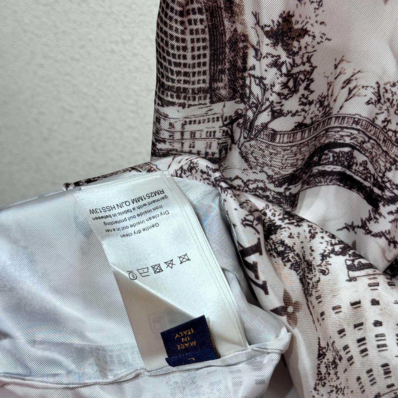 Louis Vuitton Long-Sleeved Silk Shirt   - DopestKickz