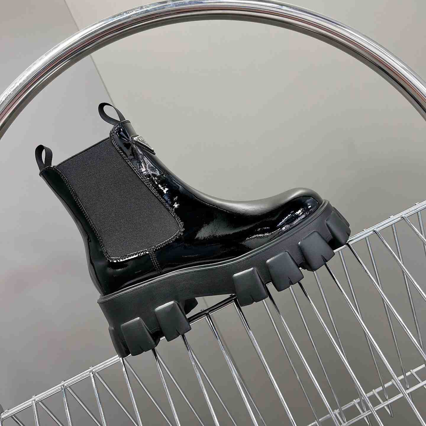 Prada Monolith Ankle Boots - DopestKickz
