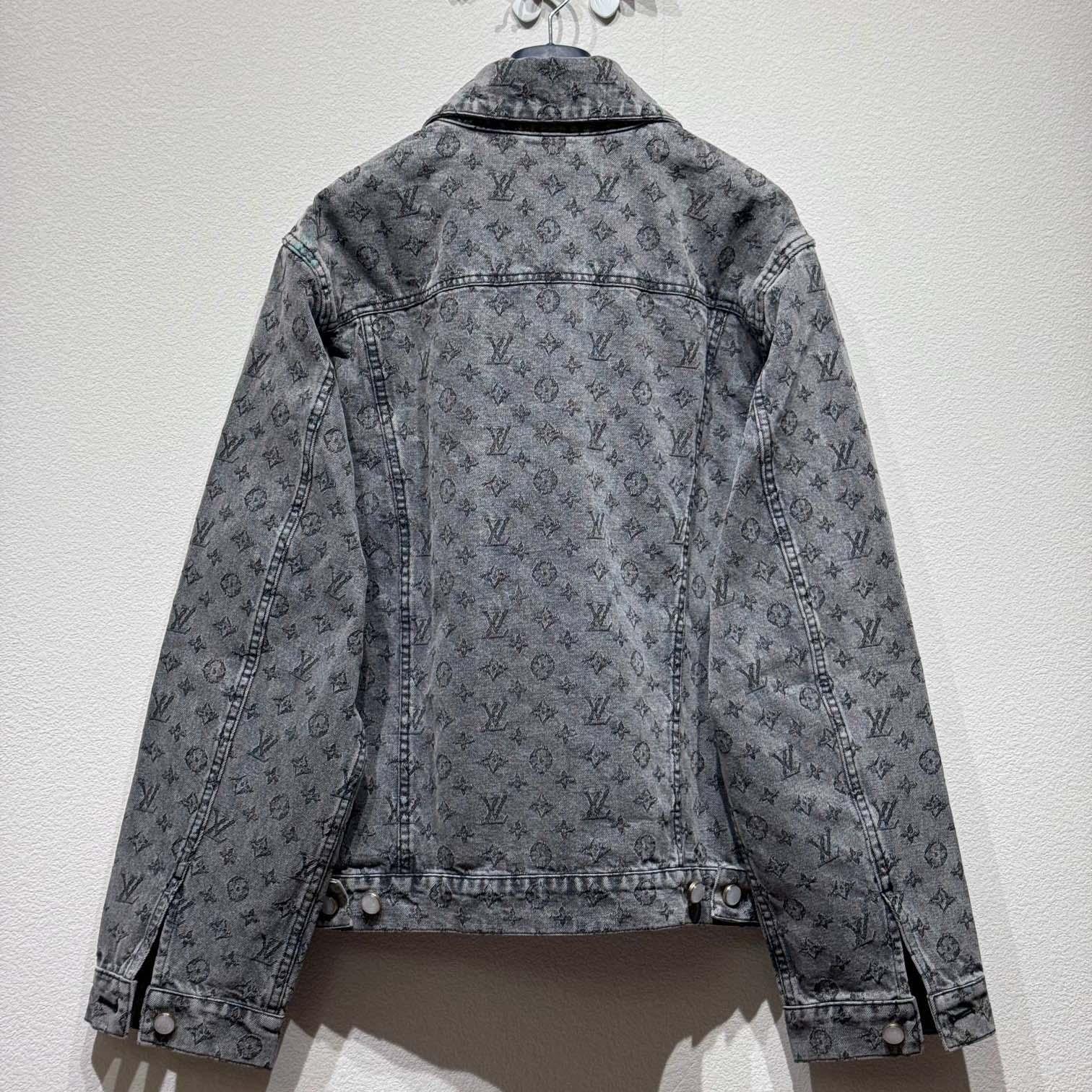 Louis Vuitton Monogram Jacquard Denim Jacket - DopestKickz