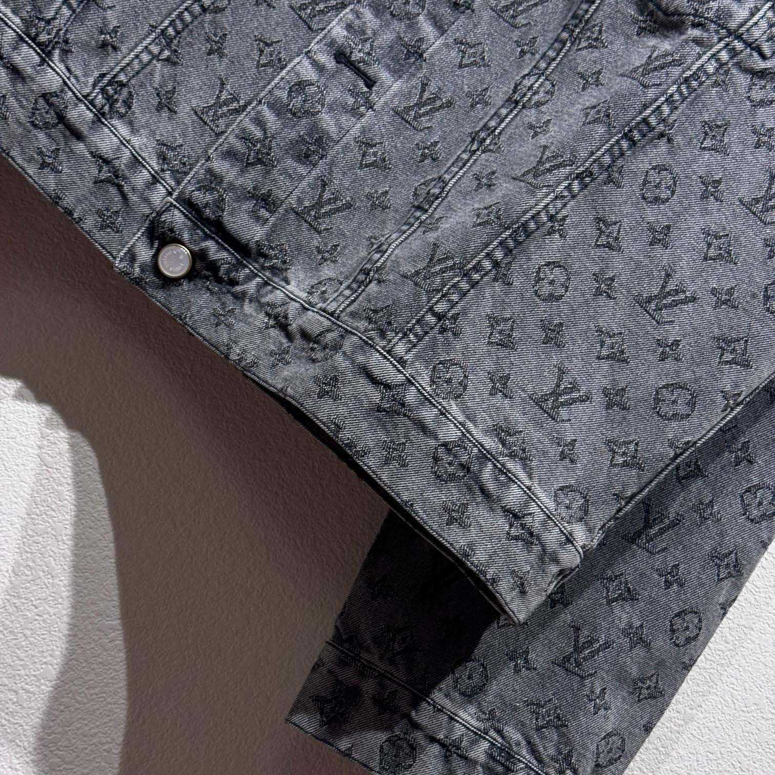 Louis Vuitton Monogram Jacquard Denim Jacket - DopestKickz