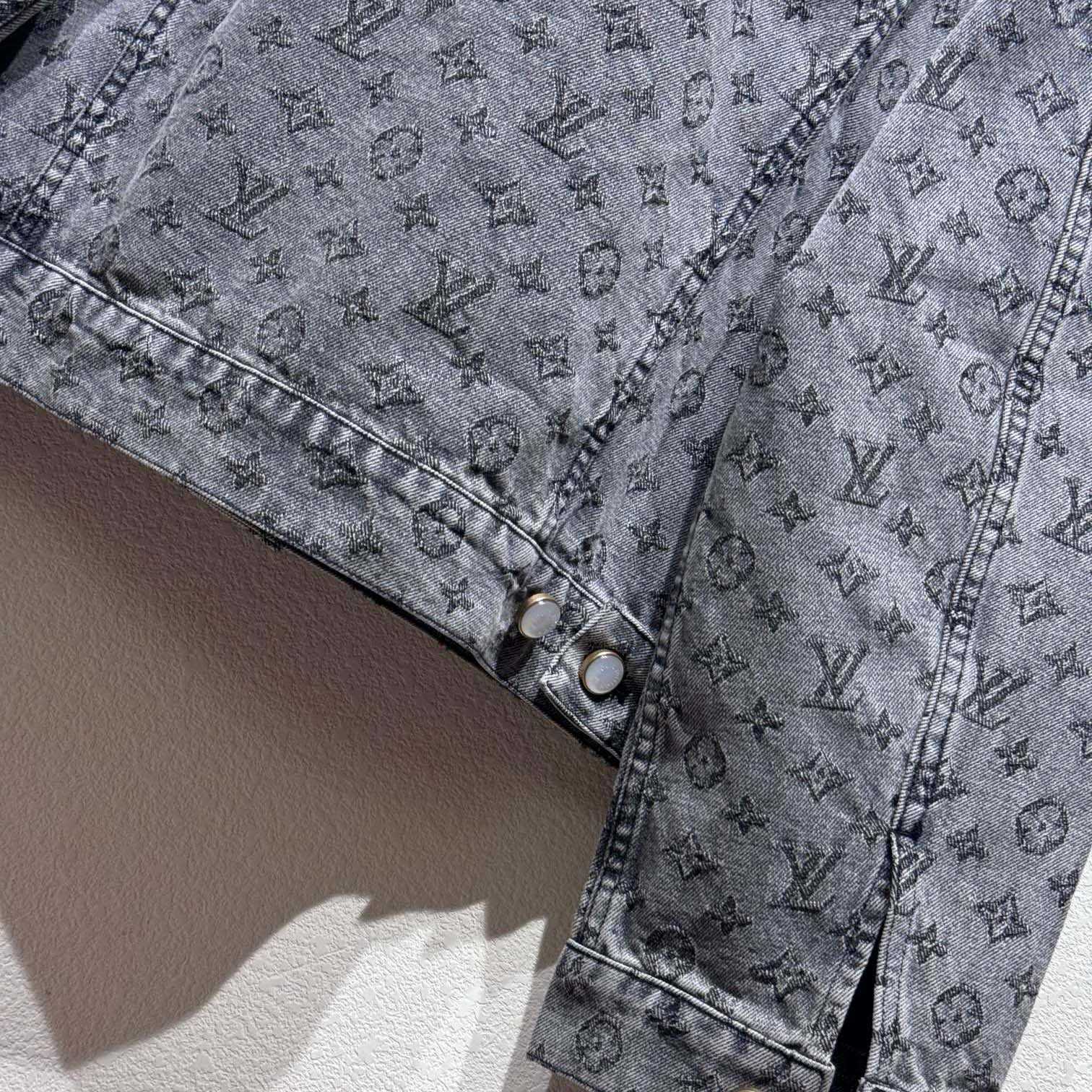 Louis Vuitton Monogram Jacquard Denim Jacket - DopestKickz