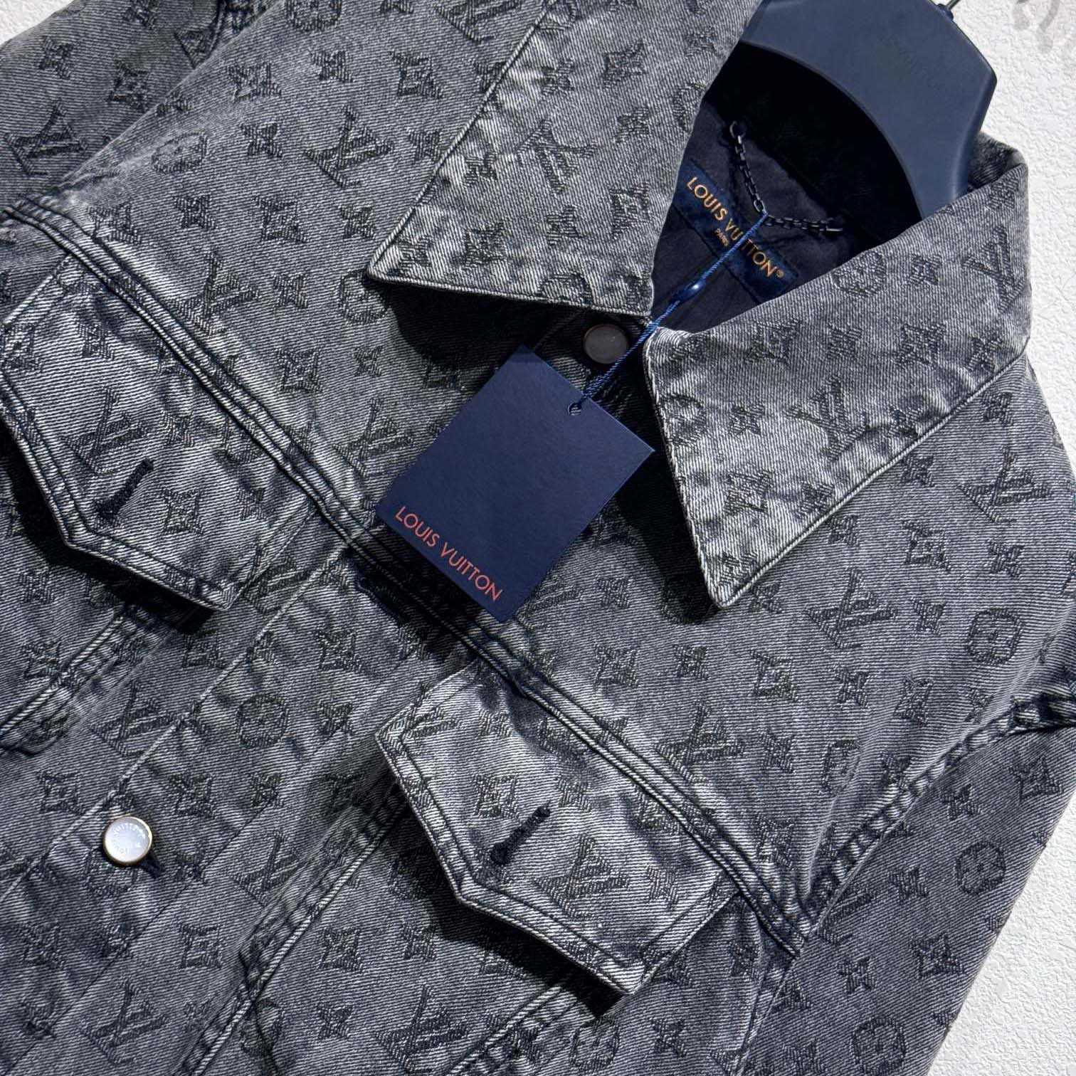 Louis Vuitton Monogram Jacquard Denim Jacket - DopestKickz