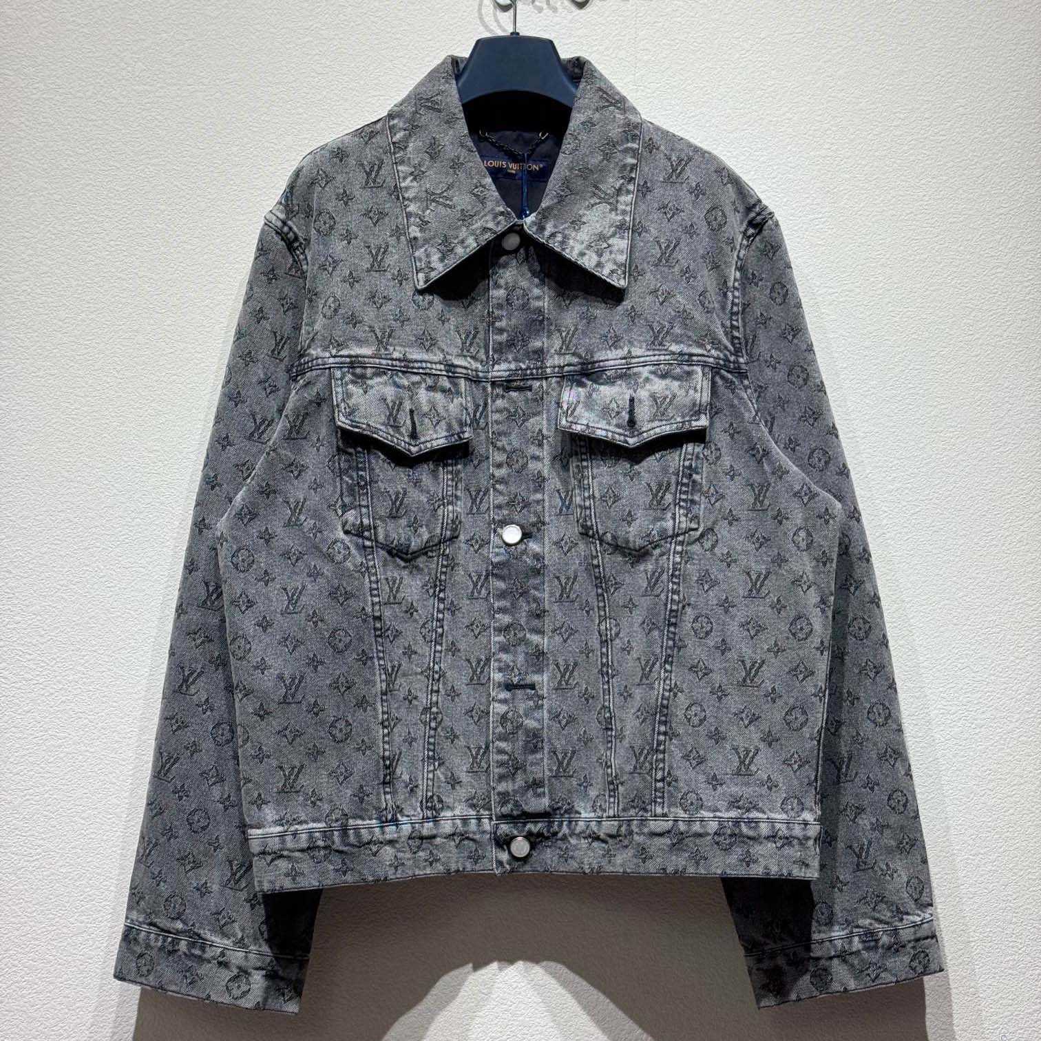 Louis Vuitton Monogram Jacquard Denim Jacket - DopestKickz