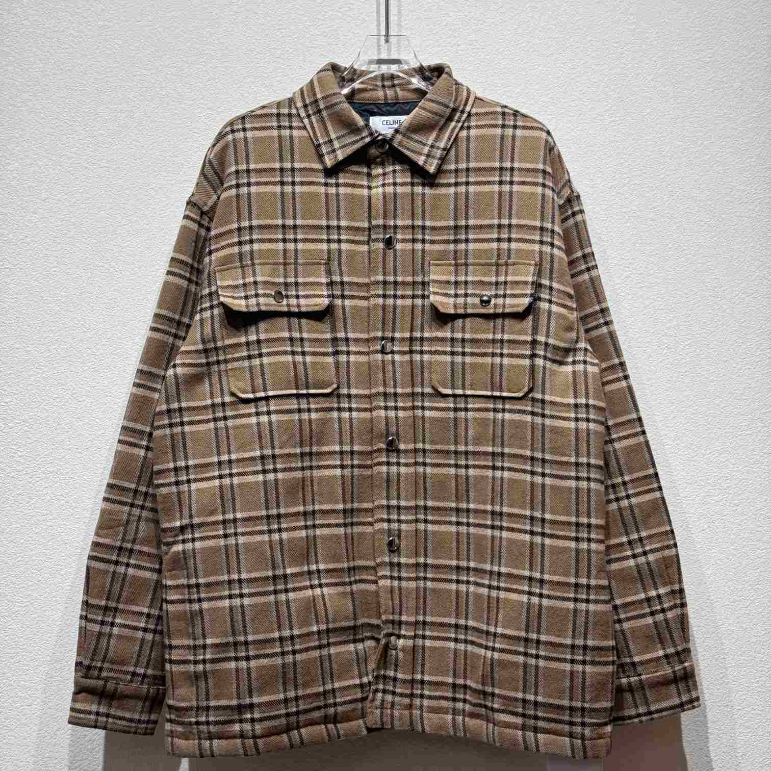 Celine Checked Overshirt - DopestKickz