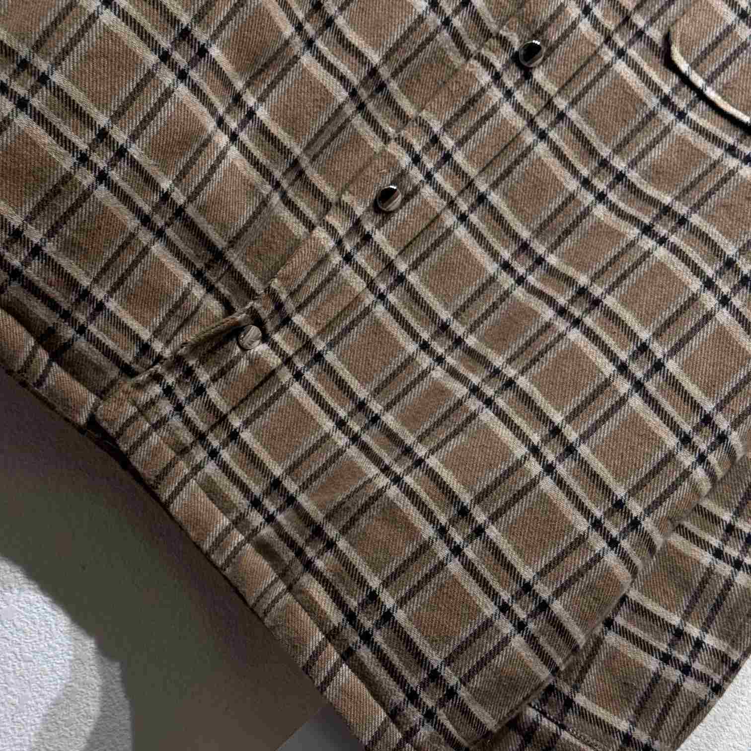 Celine Checked Overshirt - DopestKickz