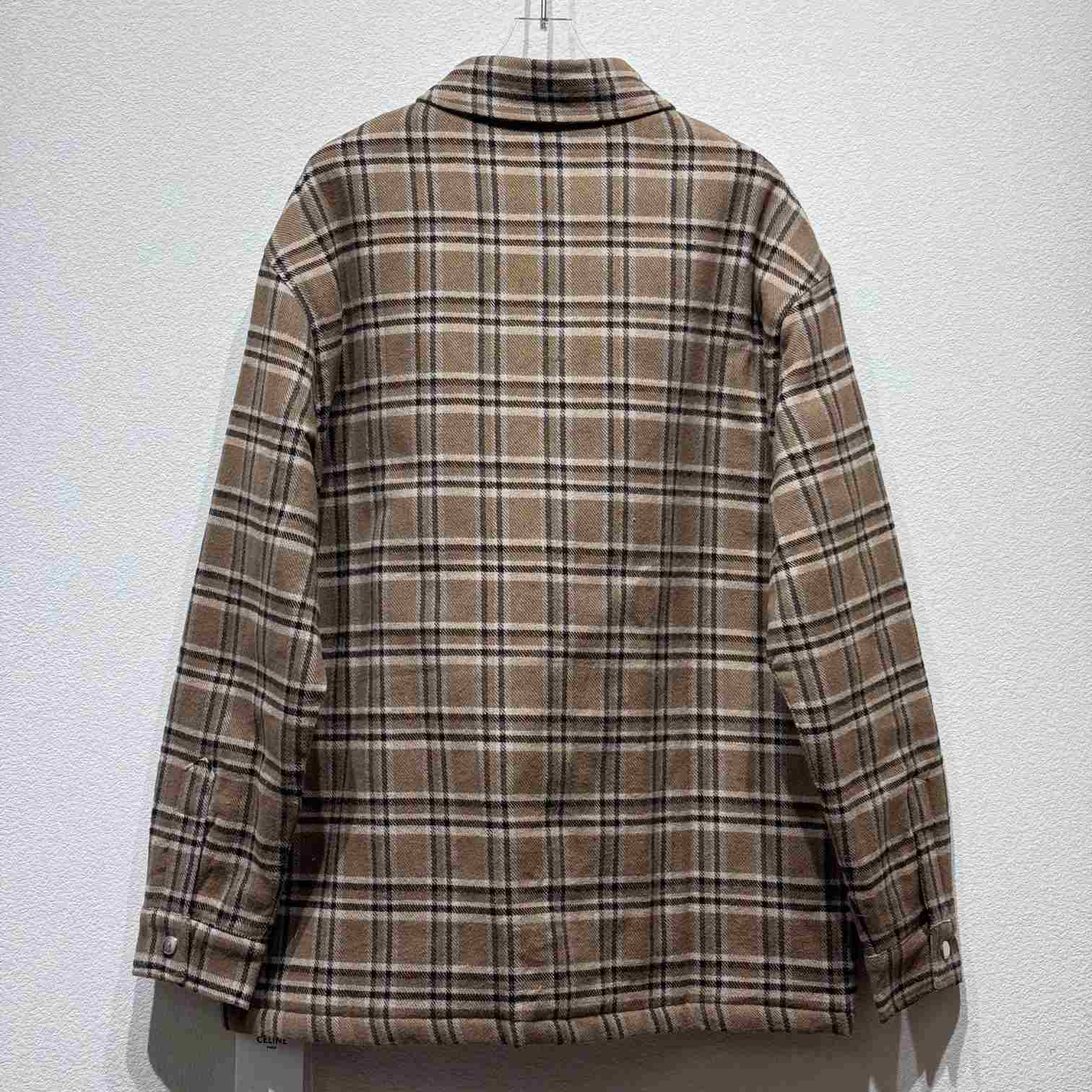 Celine Checked Overshirt - DopestKickz