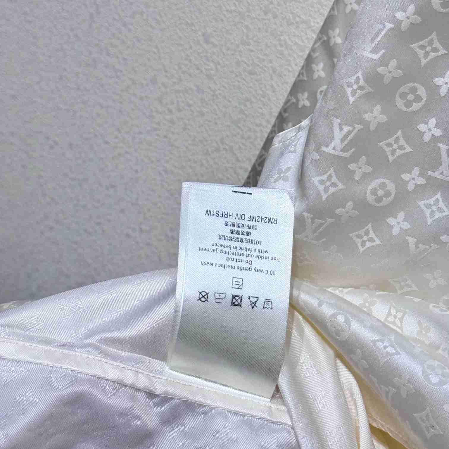 Louis Vuitton Monogram Long-Sleeved Shirt    - DopestKickz