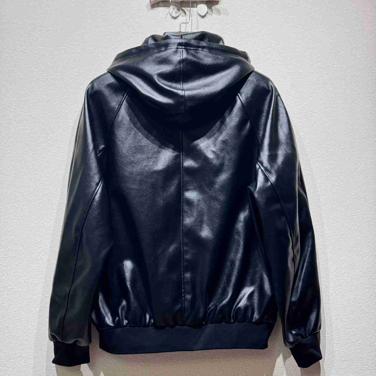 Celine Hooded Leather Jacket - DopestKickz