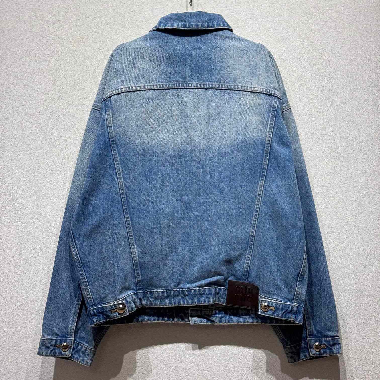 Miu Miu Denim Jacket - DopestKickz