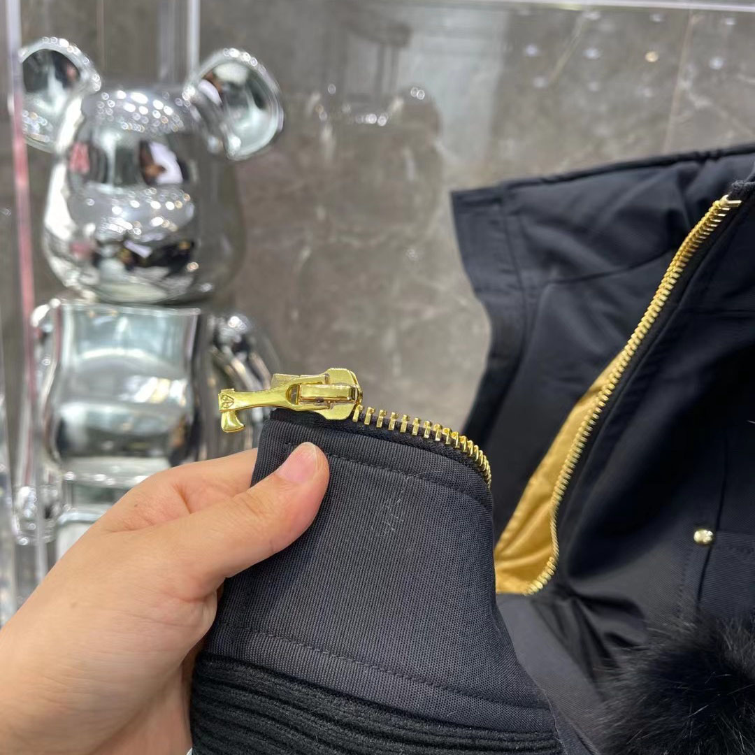 Canada Goose Gold Debbie Bomber Fur - DopestKickz
