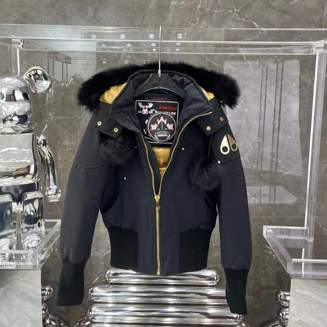 Canada Goose Gold Debbie Bomber Fur - DopestKickz