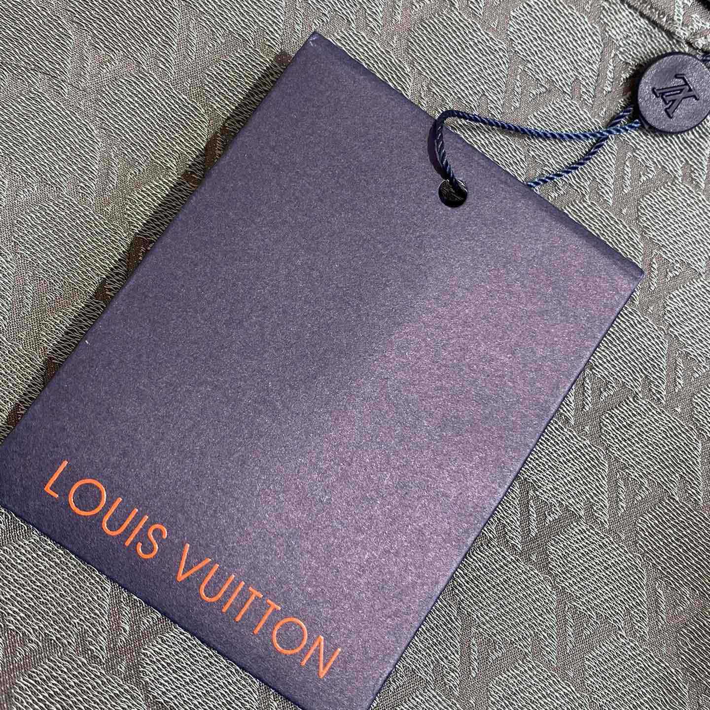 Louis Vuitton Short-Sleeved Jacquard Silk-Blend Shirt    - DopestKickz