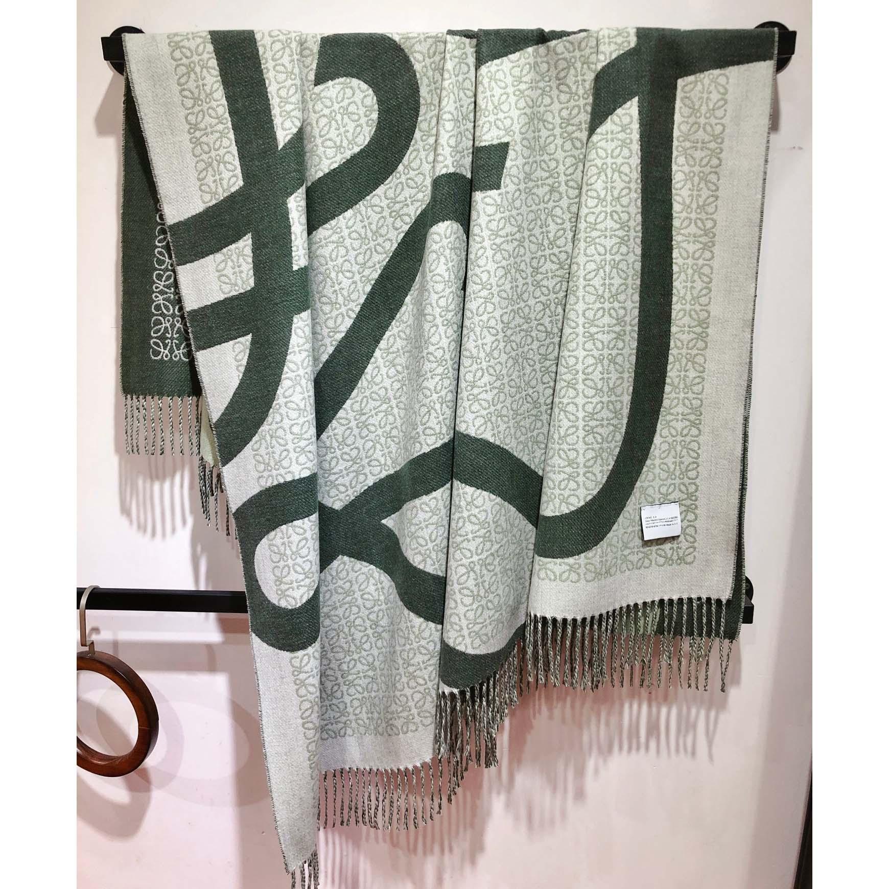 Loewe Anagram Blanket In Wool - DopestKickz