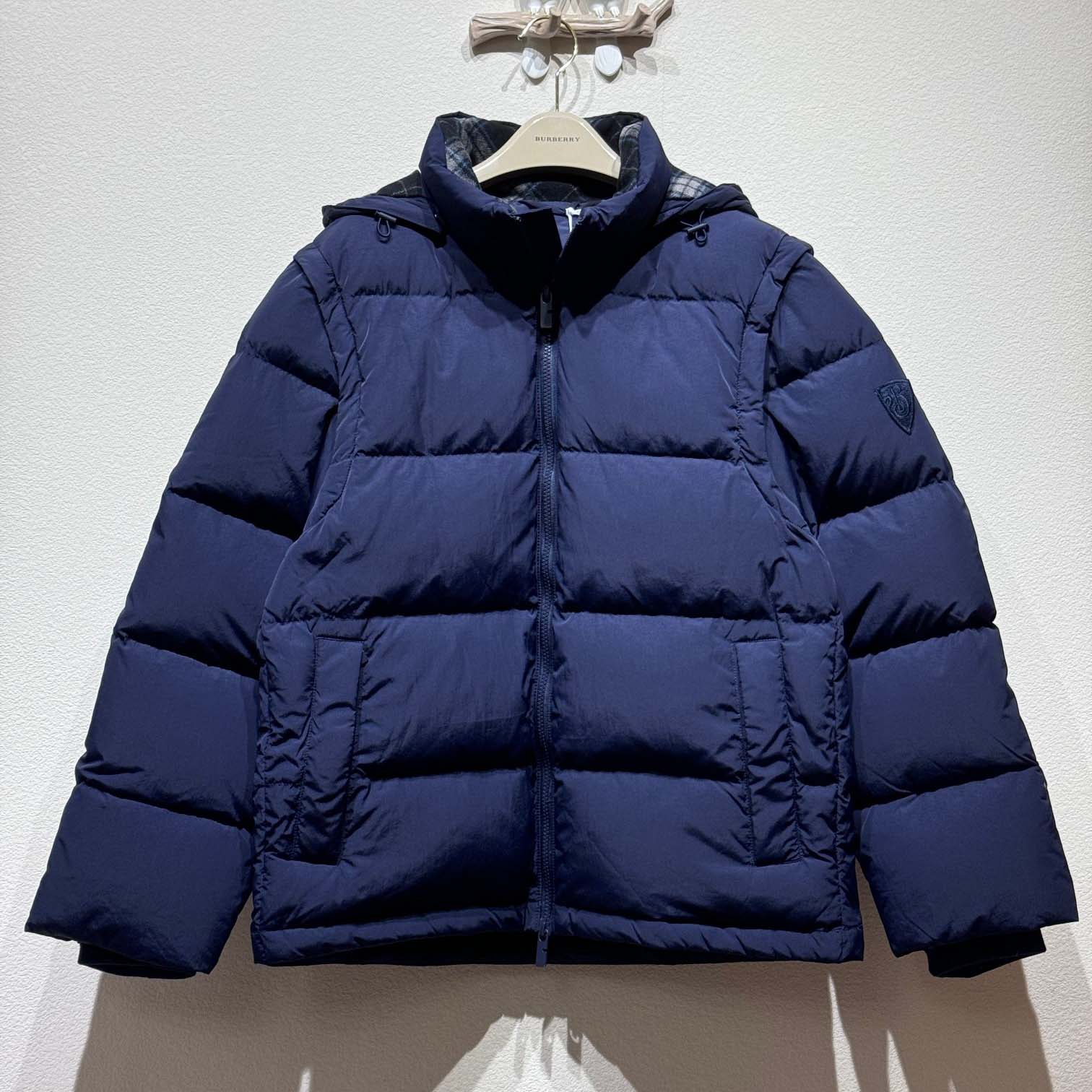 Burberry Detachable Sleeve Nylon Bideford Puffer Jacket - DopestKickz