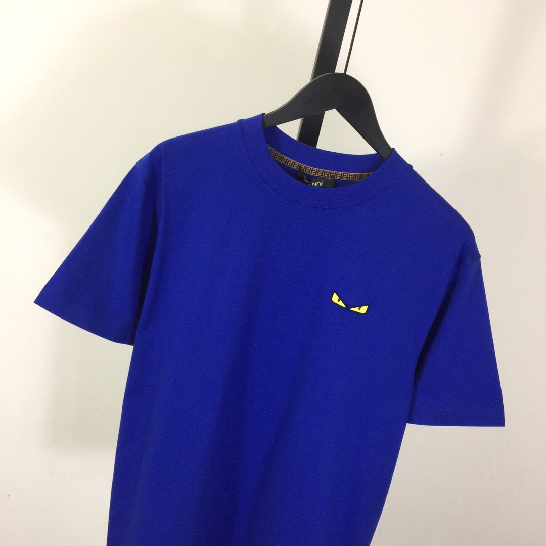 Fendi White Cotton Fendilicious T-shirt - DopestKickz