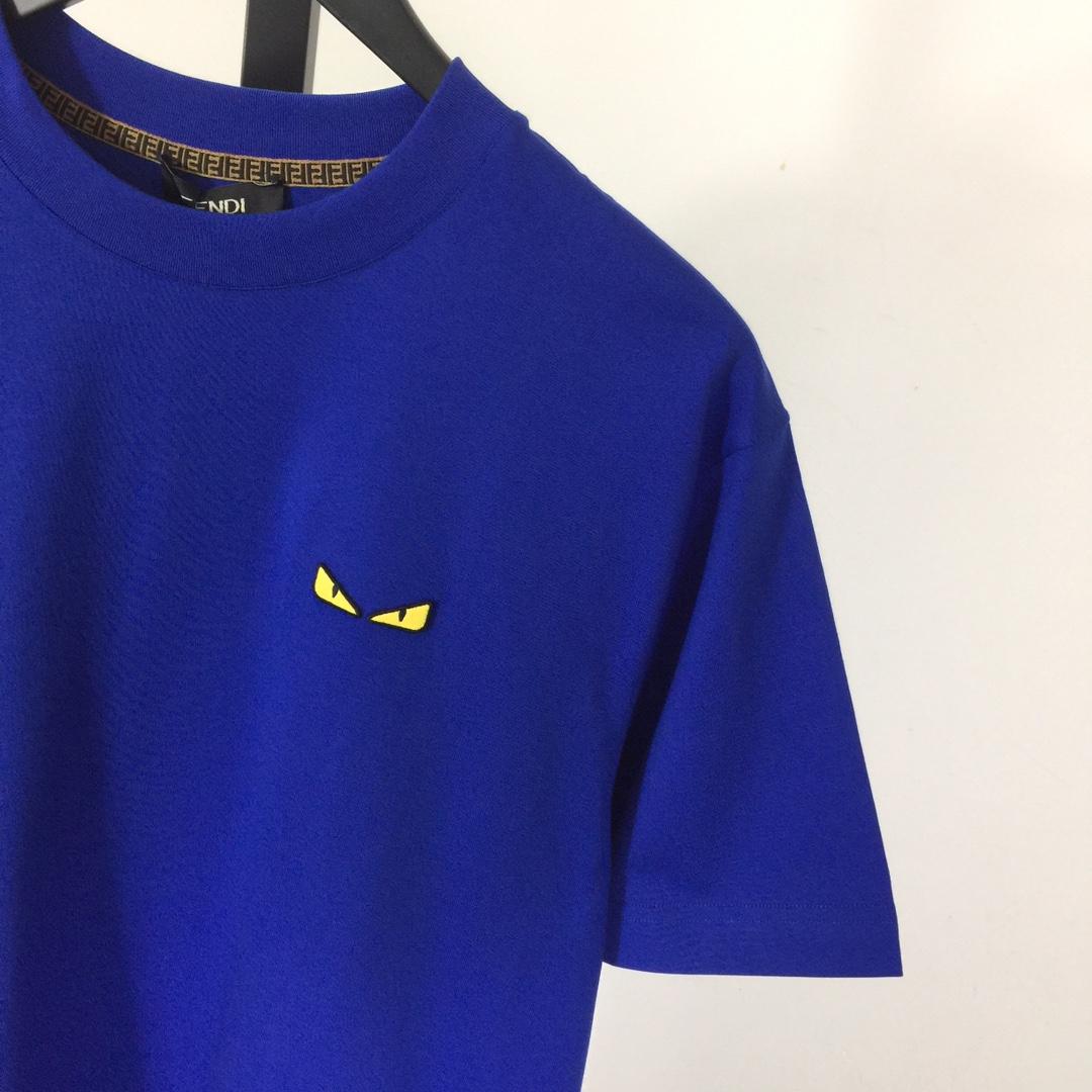 Fendi White Cotton Fendilicious T-shirt - DopestKickz