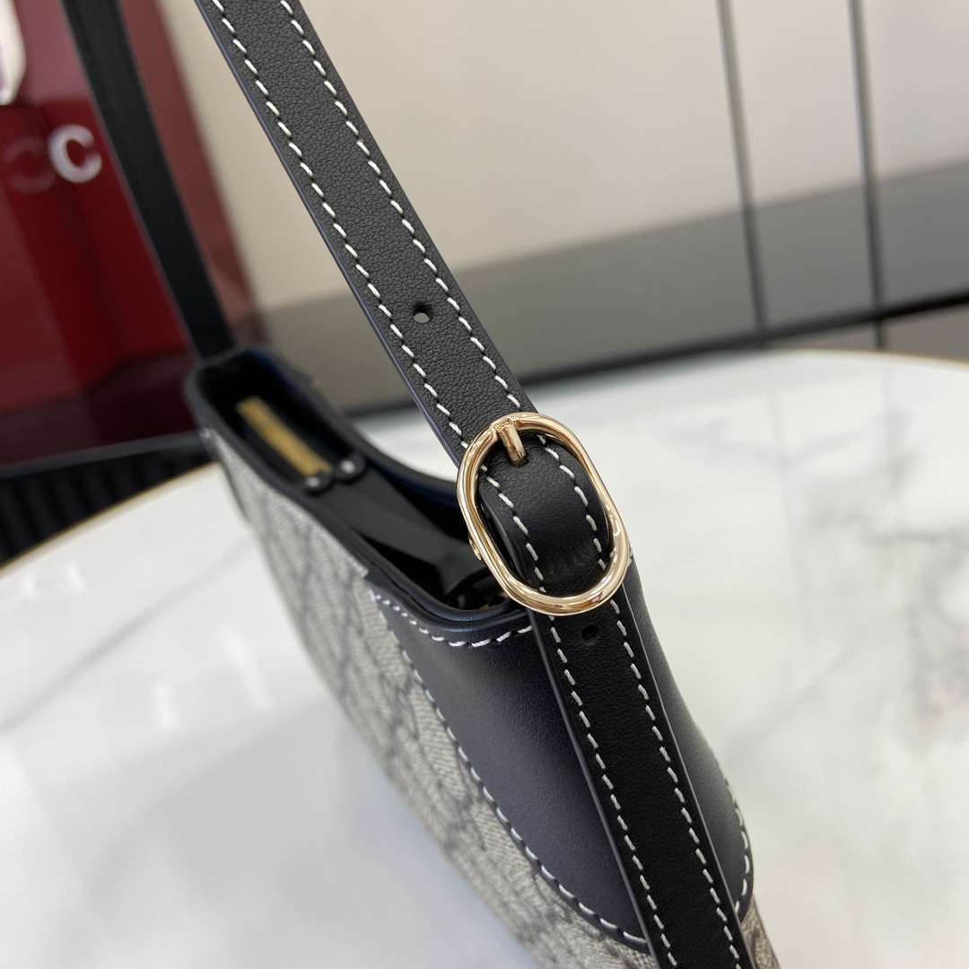 Gucci GG Emblem Super Mini Shoulder Bag - DopestKickz